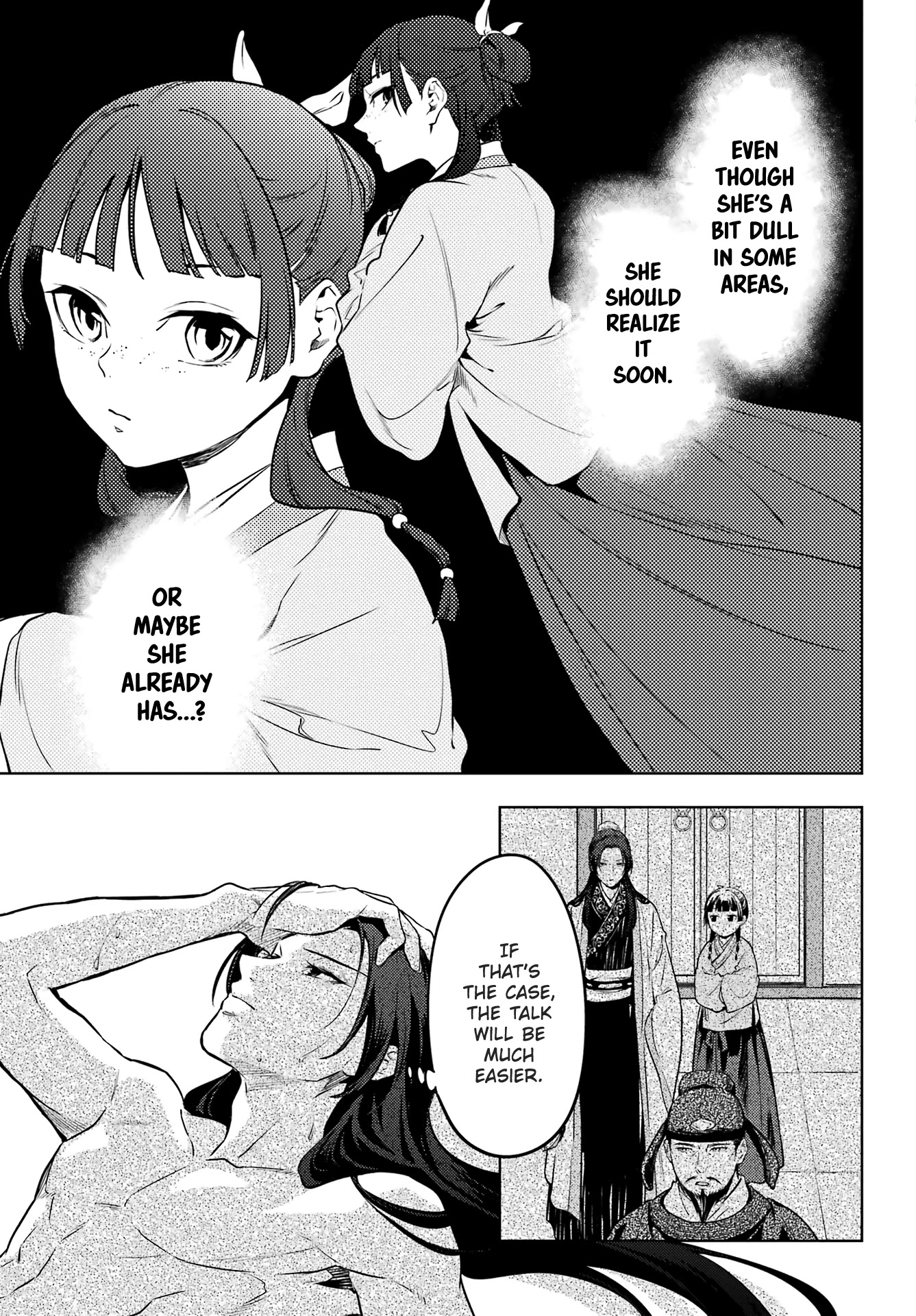 Kusuriya no Hitorigoto Chapter 55 page 13 - Chapter 55: Empress Dowager (Part 1)