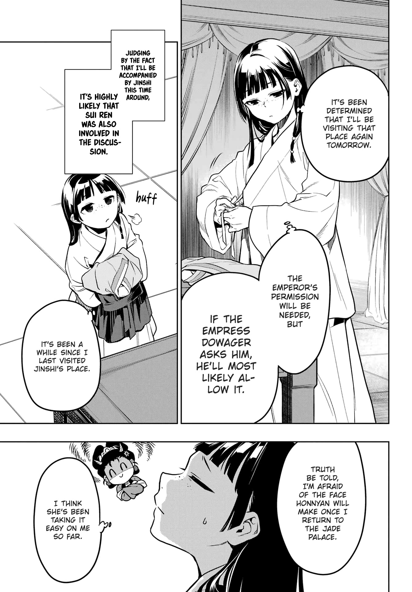 Kusuriya no Hitorigoto Chapter 56 page 12 - Chapter 56: His Former Majesty (Part 1)