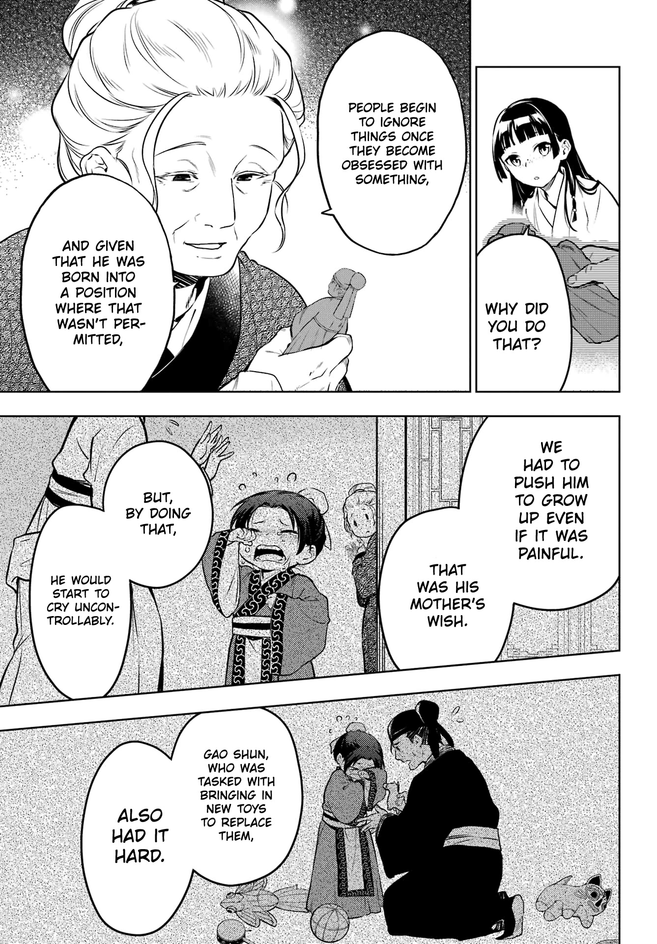 Kusuriya no Hitorigoto Chapter 56 page 18 - Chapter 56: His Former Majesty (Part 1)