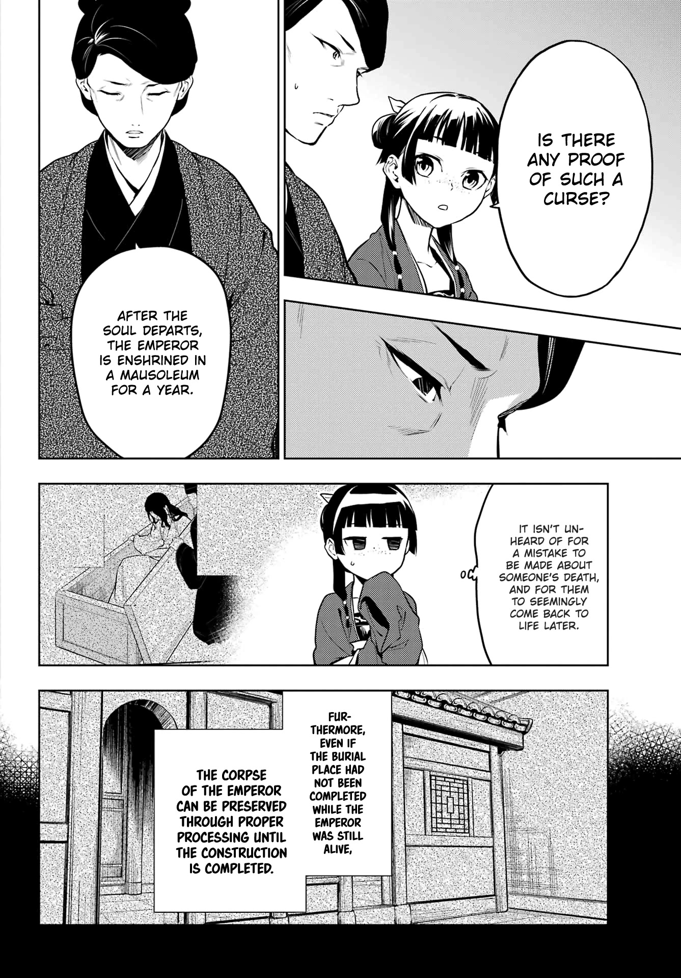 Kusuriya no Hitorigoto Chapter 56 page 7 - Chapter 56: His Former Majesty (Part 1)