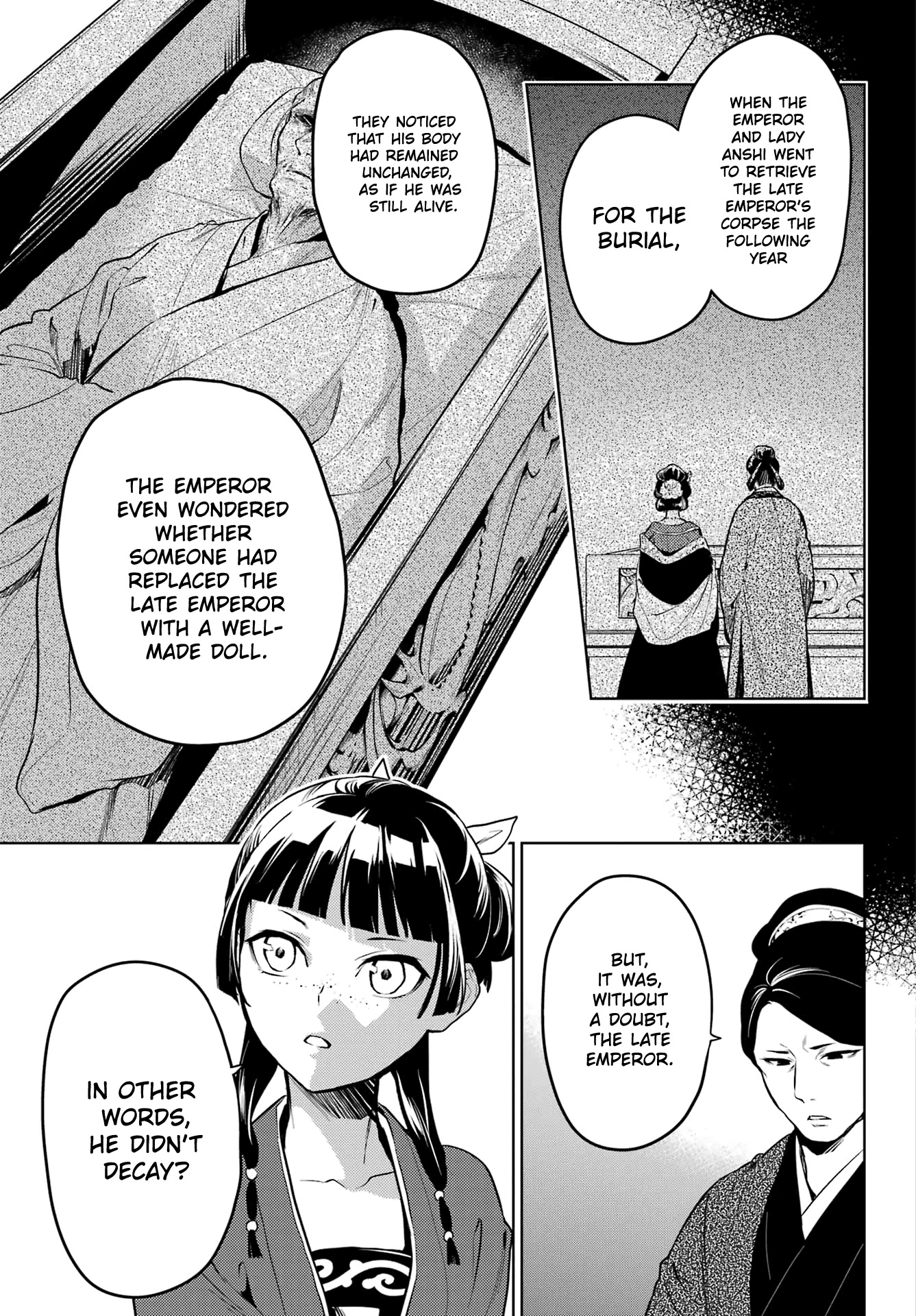 Kusuriya no Hitorigoto Chapter 56 page 8 - Chapter 56: His Former Majesty (Part 1)