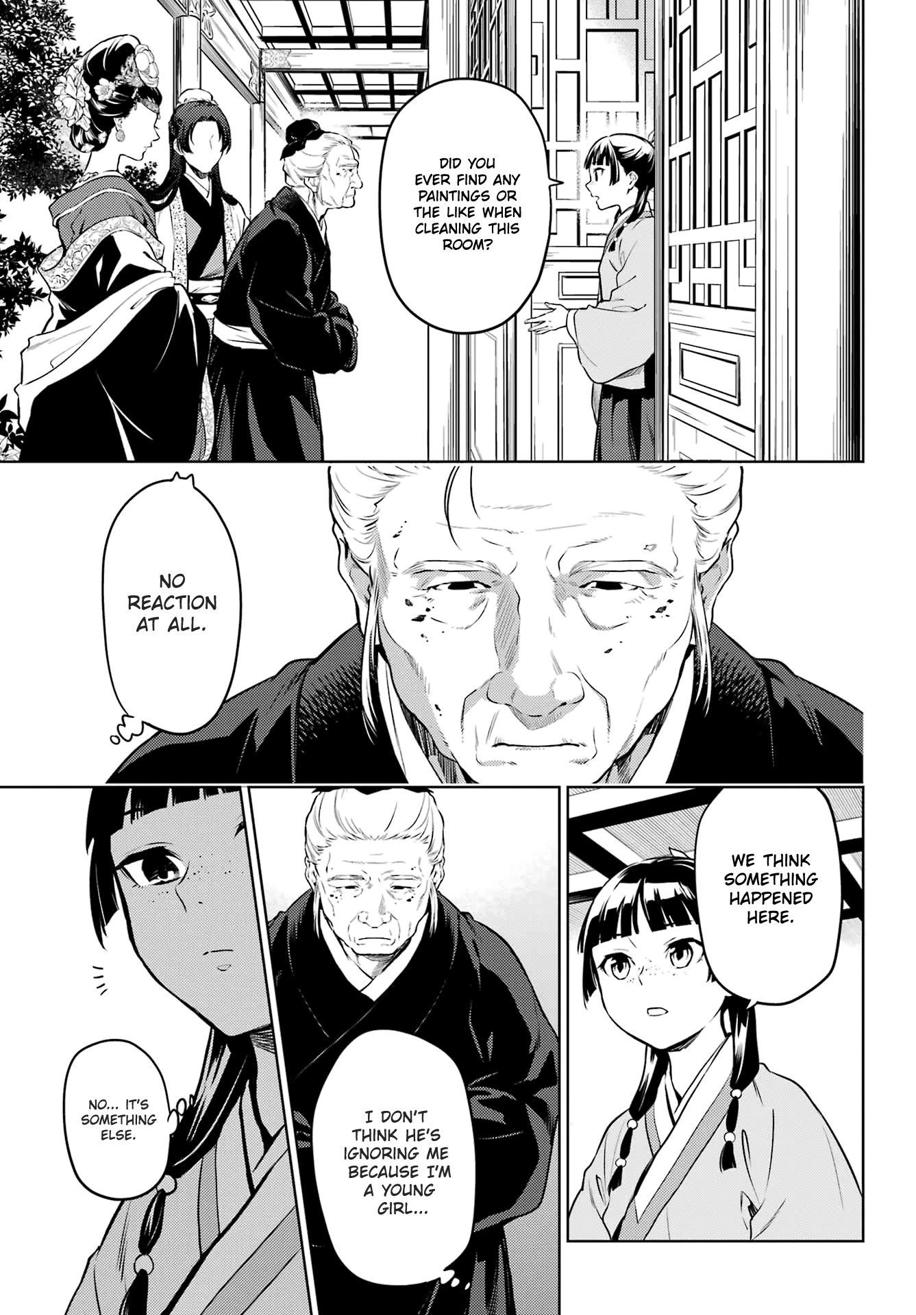 Kusuriya no Hitorigoto Chapter 57 page 11 - Chapter 57: The Late Emperor (Part 2)