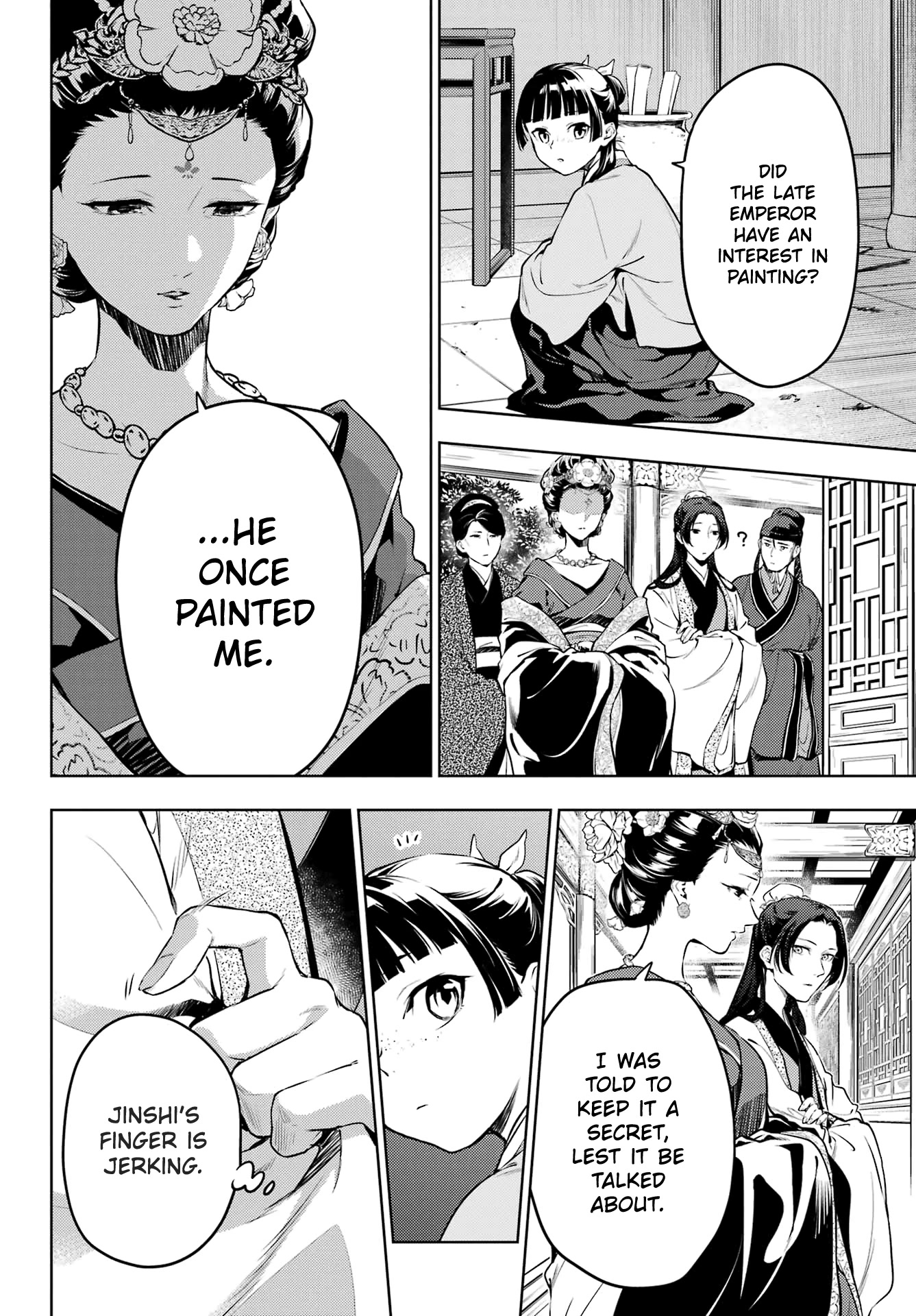 Kusuriya no Hitorigoto Chapter 57 page 4 - Chapter 57: The Late Emperor (Part 2)