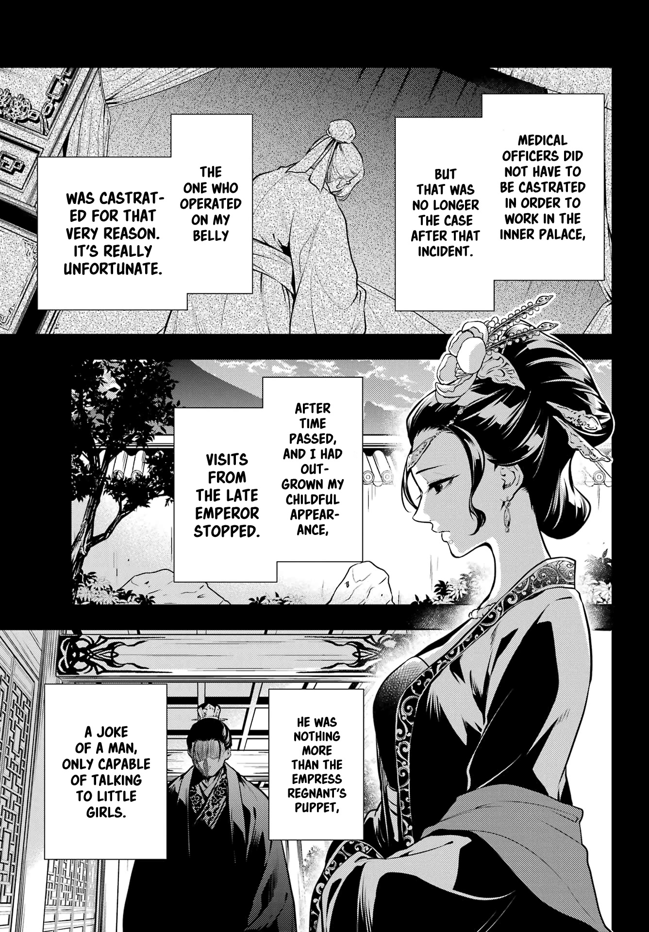 Kusuriya no Hitorigoto Chapter 58 page 10 - Chapter 58: His Former Majesty (Part 3)