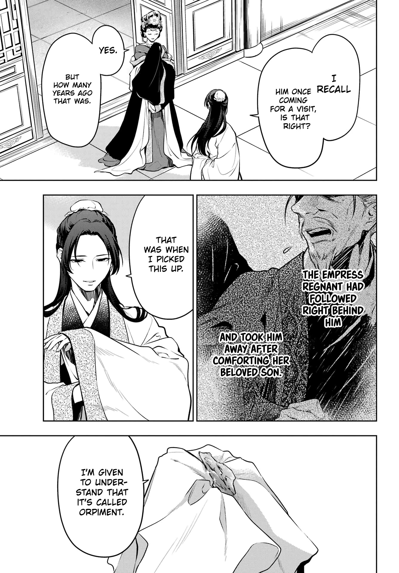 Kusuriya no Hitorigoto Chapter 58 page 18 - Chapter 58: His Former Majesty (Part 3)