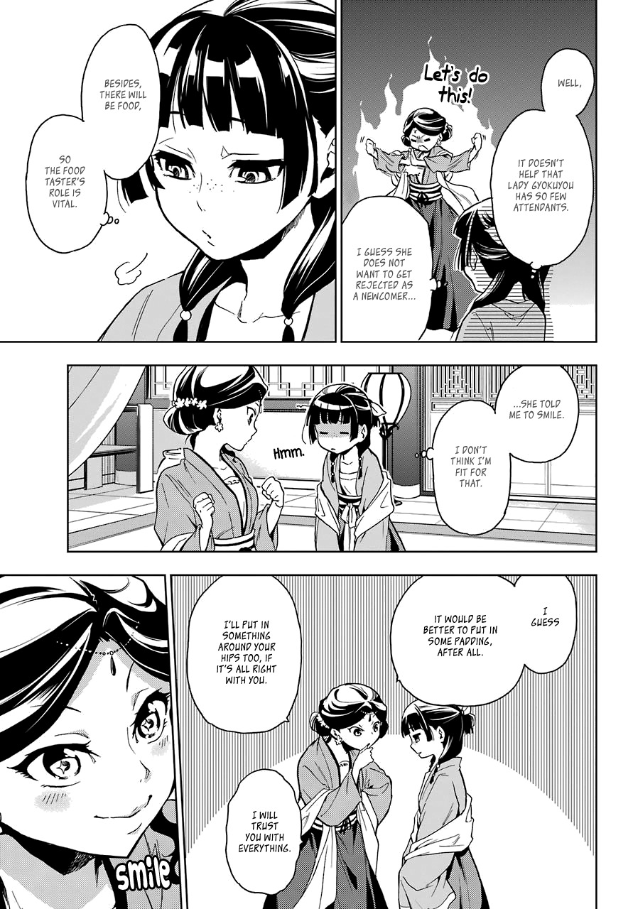 Kusuriya no Hitorigoto Chapter 6 page 11 - Chapter 6: GARDEN PARTY (PART 1)