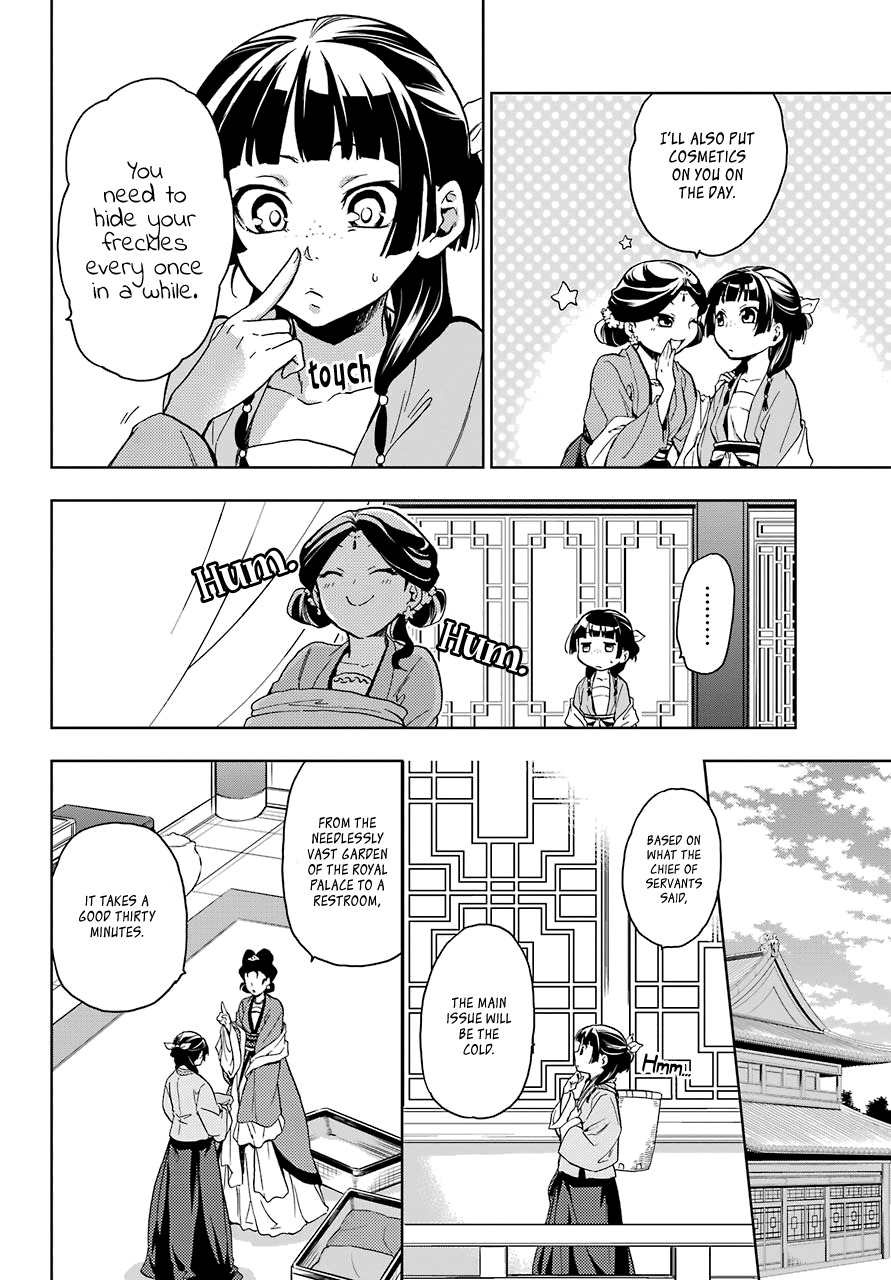 Kusuriya no Hitorigoto Chapter 6 page 12 - Chapter 6: GARDEN PARTY (PART 1)