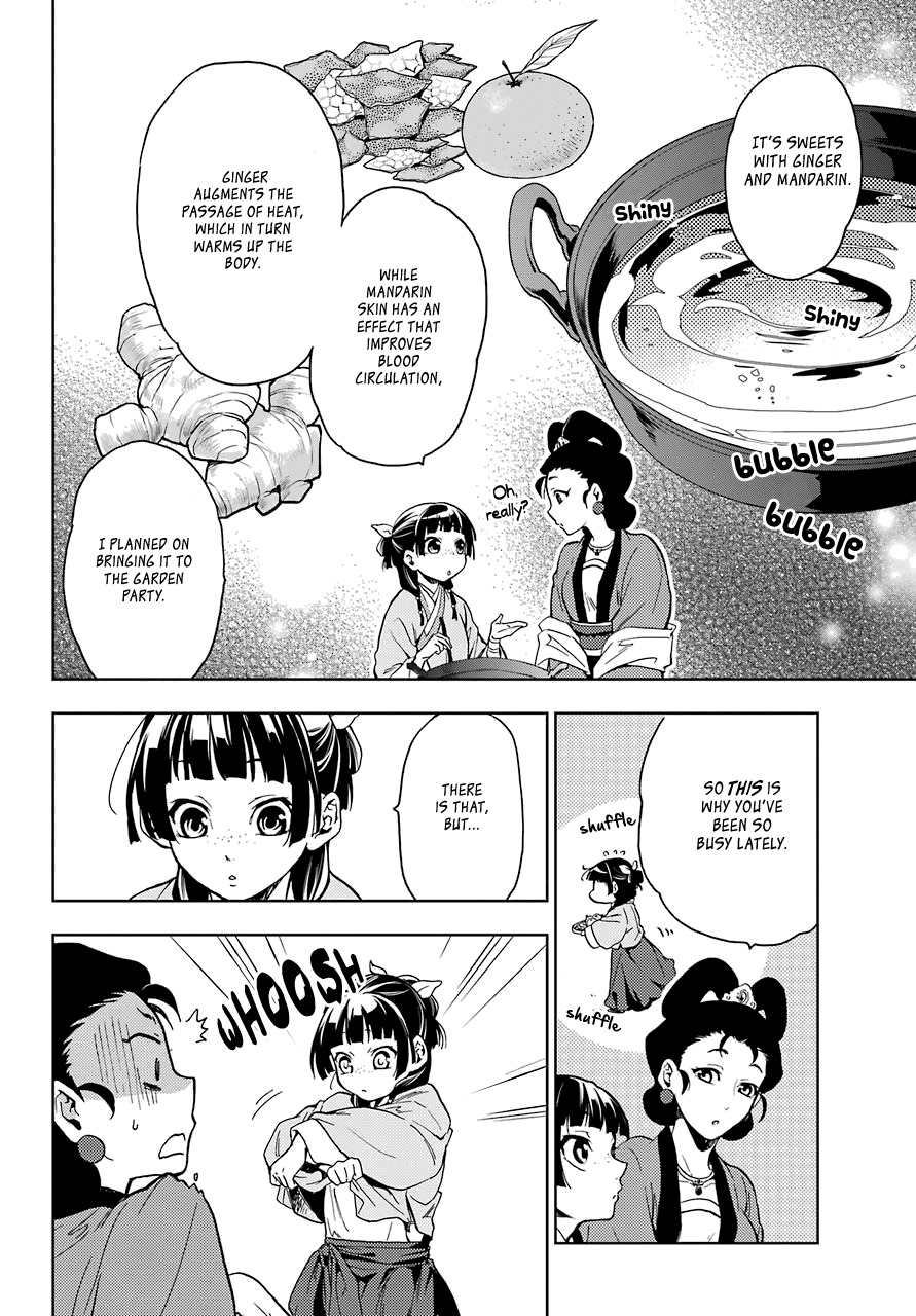 Kusuriya no Hitorigoto Chapter 6 page 14 - Chapter 6: GARDEN PARTY (PART 1)