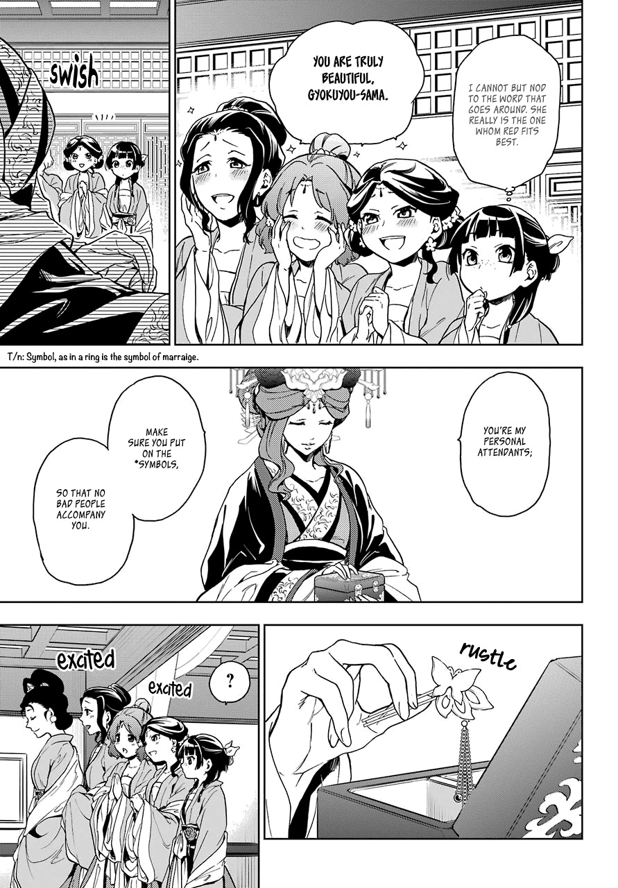 Kusuriya no Hitorigoto Chapter 6 page 19 - Chapter 6: GARDEN PARTY (PART 1)