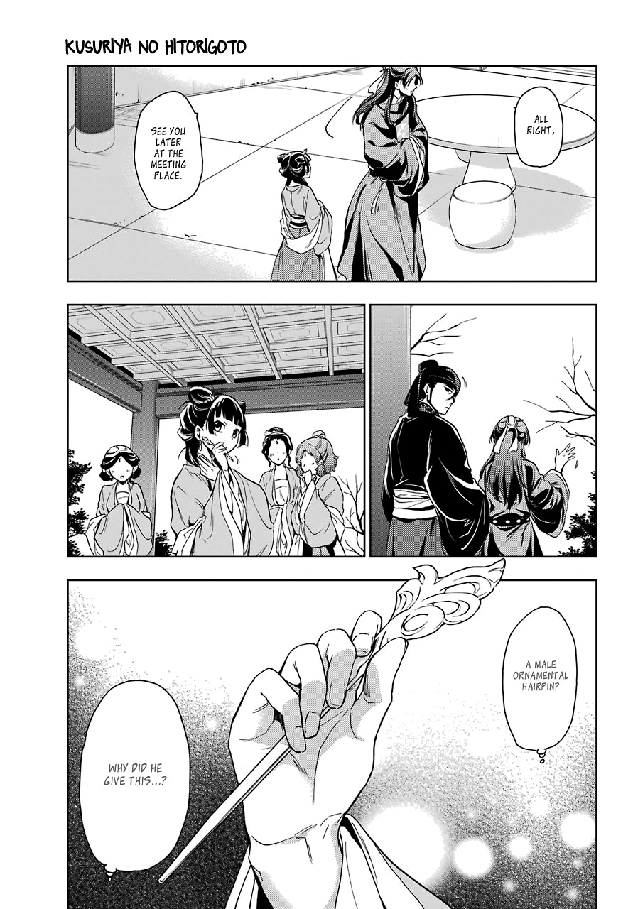 Kusuriya no Hitorigoto Chapter 6 page 35 - Chapter 6: GARDEN PARTY (PART 1)
