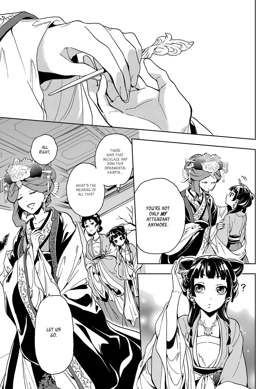 Kusuriya no Hitorigoto Chapter 6 page 37 - Chapter 6: GARDEN PARTY (PART 1)