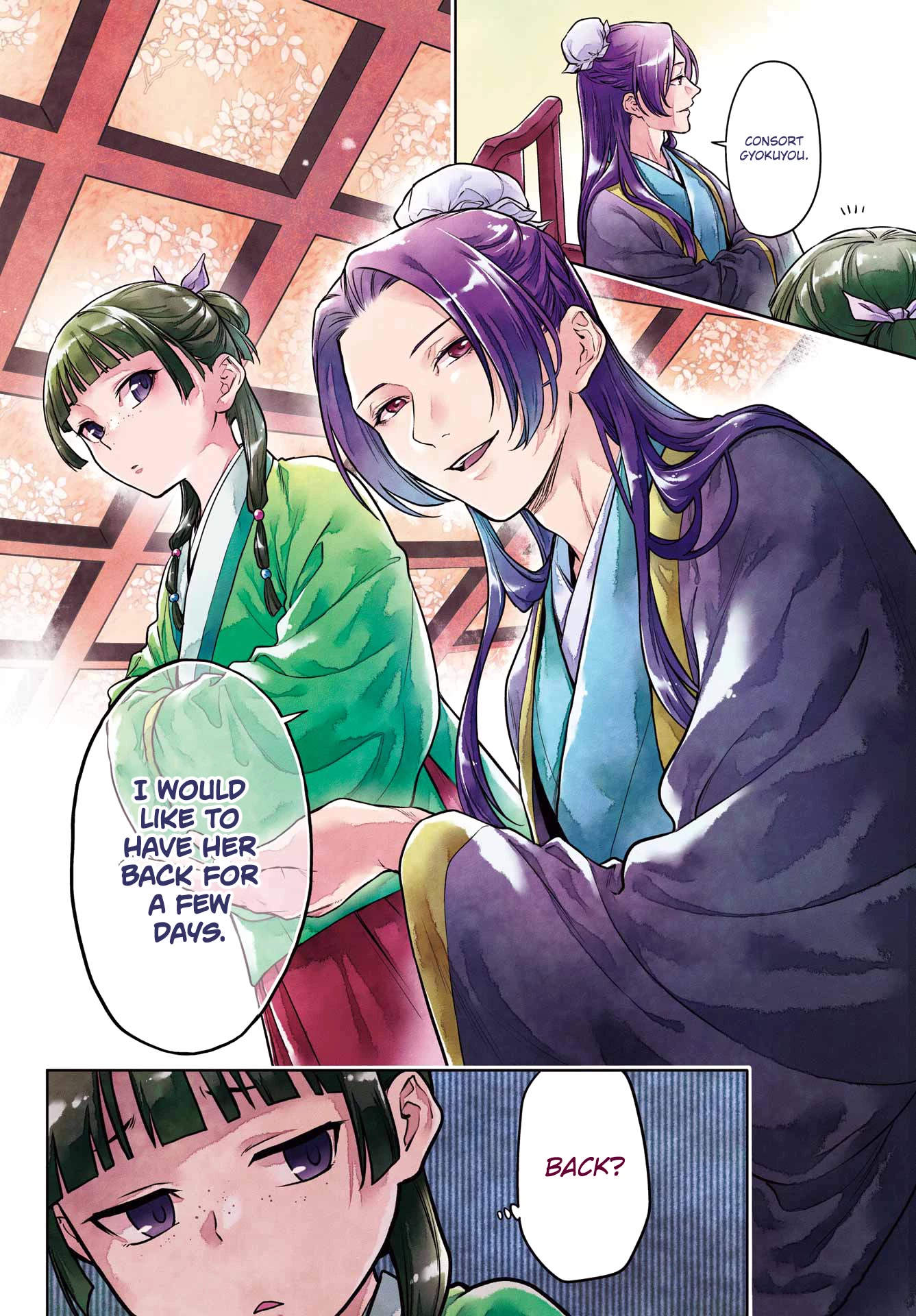 Kusuriya no Hitorigoto Chapter 60 page 3 - Chapter 60: Summer Retreat