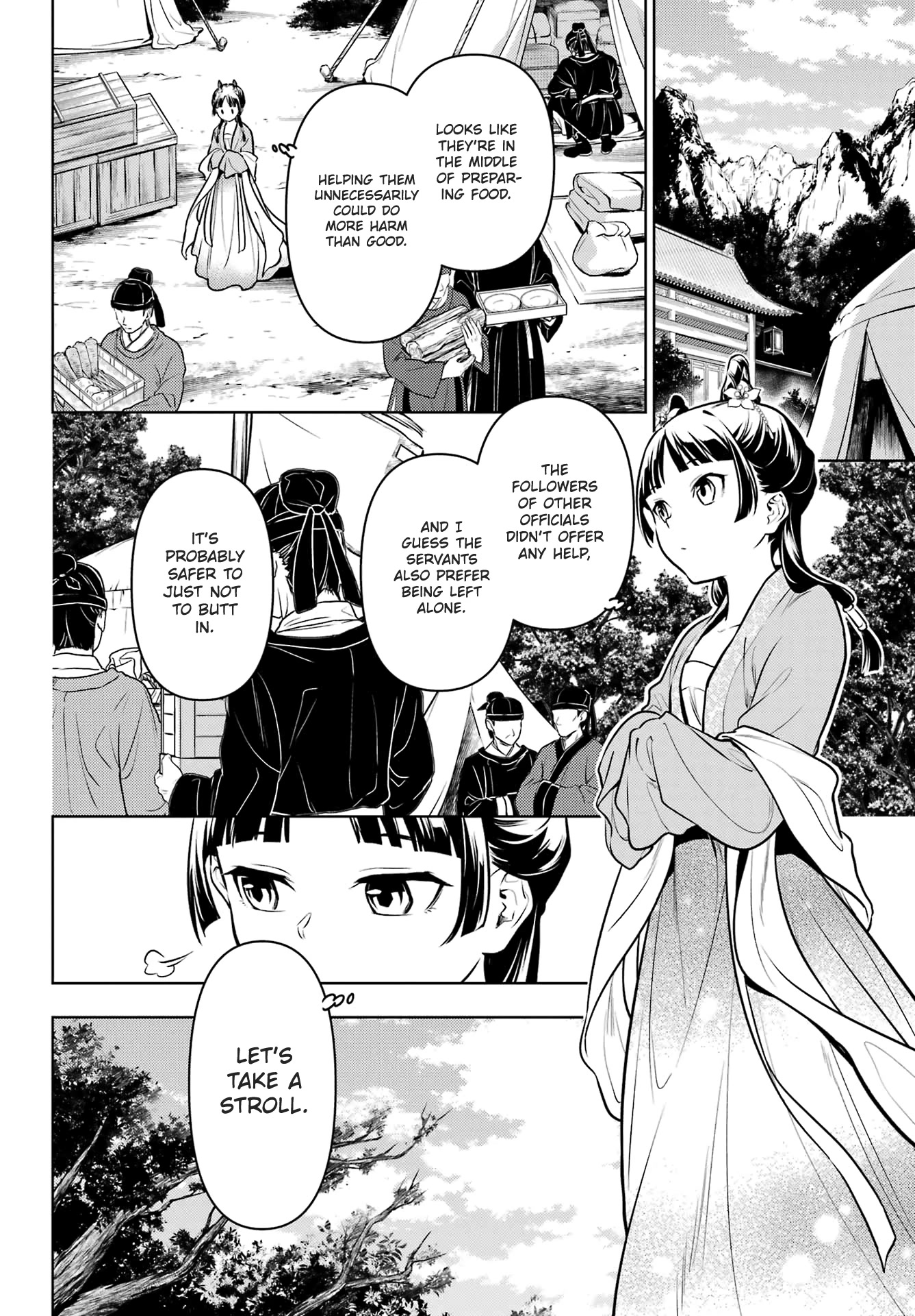 Kusuriya no Hitorigoto Chapter 61 page 4 - Chapter 61: The Hunt (Part 1)