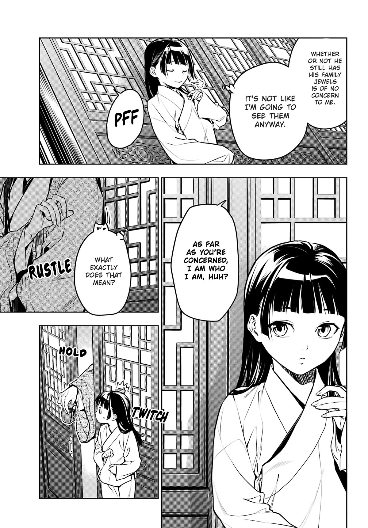 Kusuriya no Hitorigoto Chapter 64 page 10 - Chapter 64: The Masked Gentleman