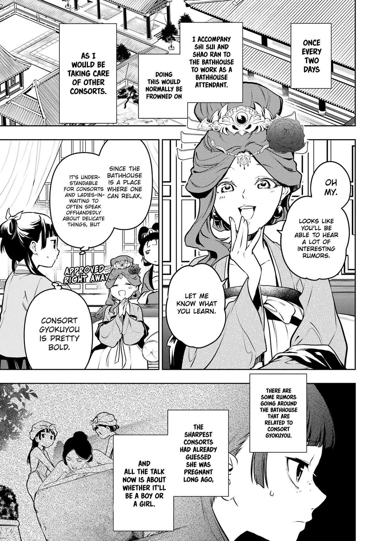 Kusuriya no Hitorigoto Chapter 65 page 22 - Chapter 65: The Bath
