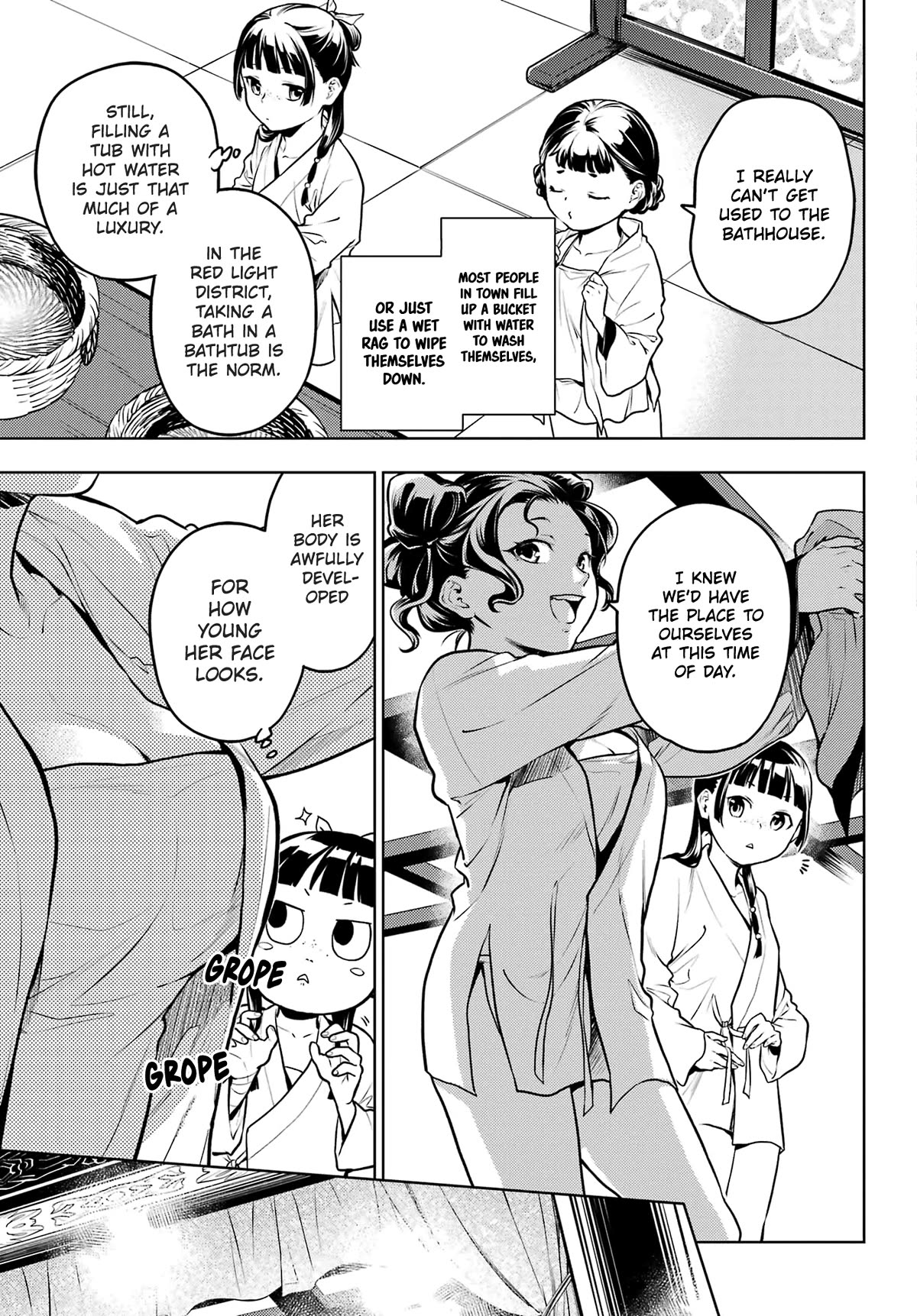 Kusuriya no Hitorigoto Chapter 65 page 8 - Chapter 65: The Bath