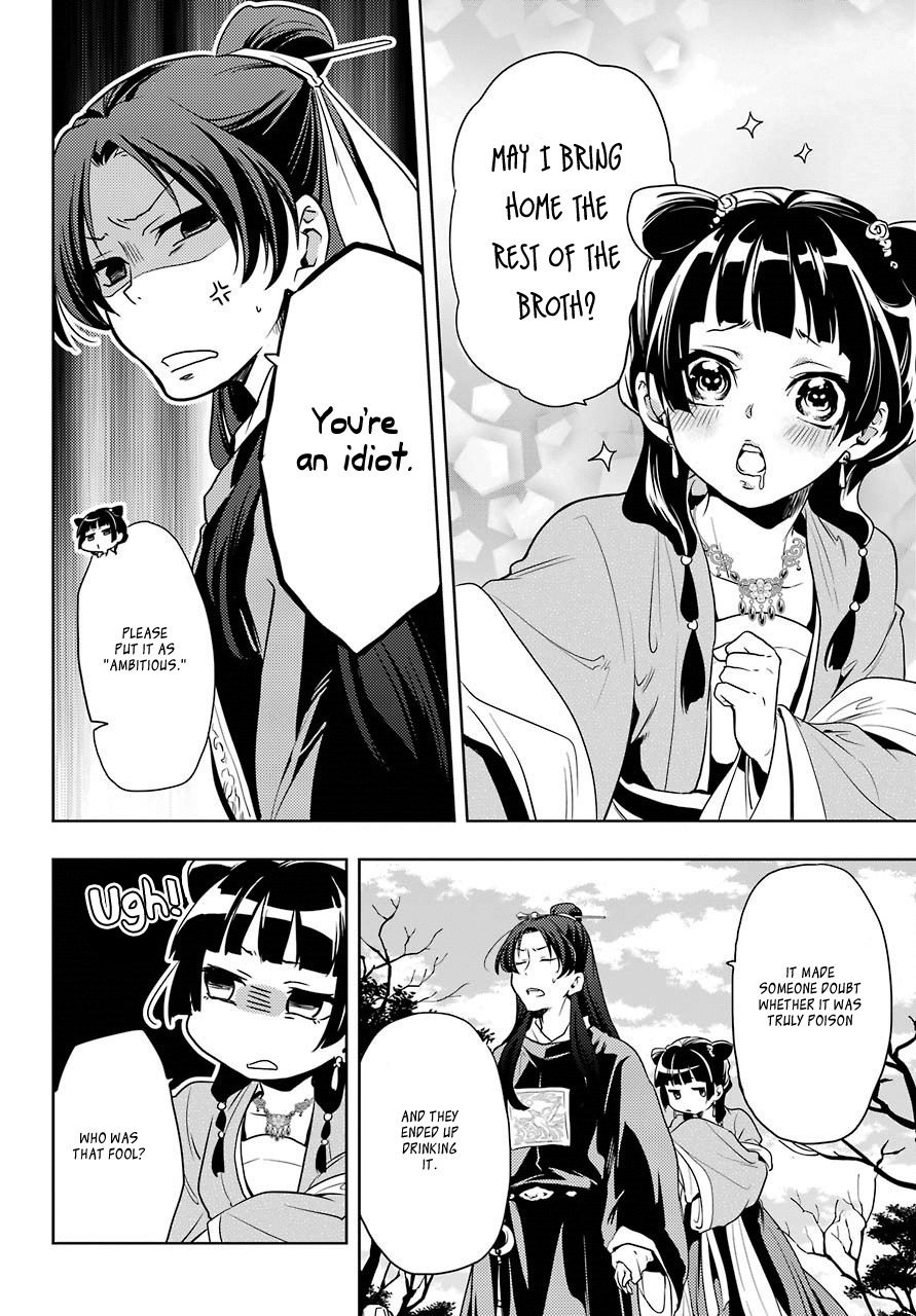 Kusuriya no Hitorigoto Chapter 8 page 14 - Chapter 8: GARDEN PARTY (PART 3)