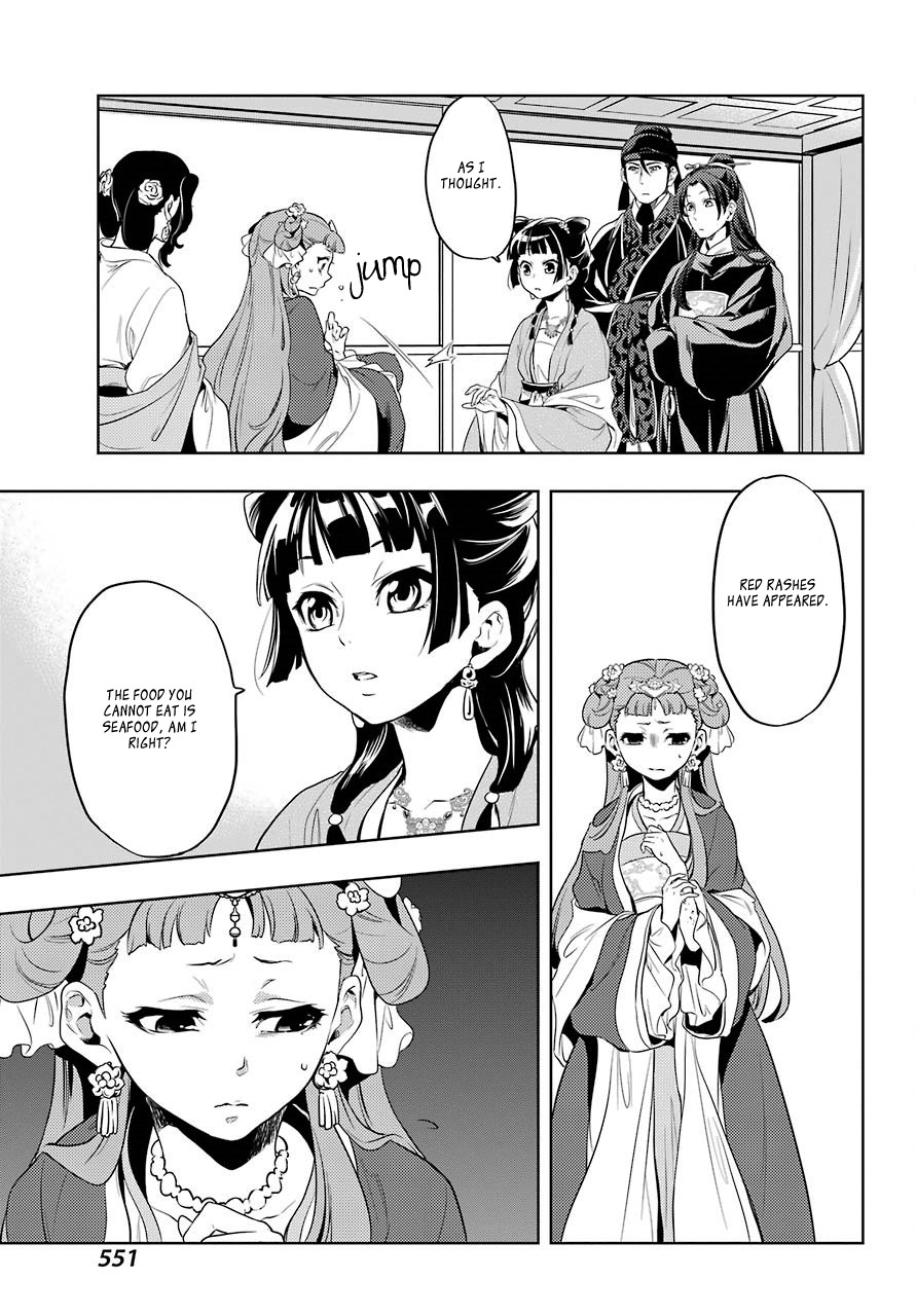 Kusuriya no Hitorigoto Chapter 8 page 21 - Chapter 8: GARDEN PARTY (PART 3)