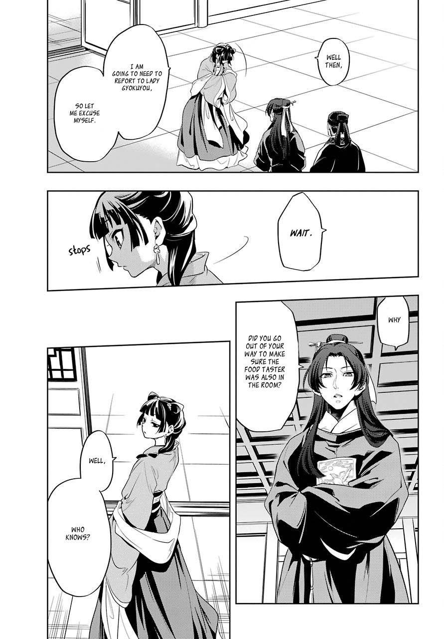 Kusuriya no Hitorigoto Chapter 8 page 35 - Chapter 8: GARDEN PARTY (PART 3)