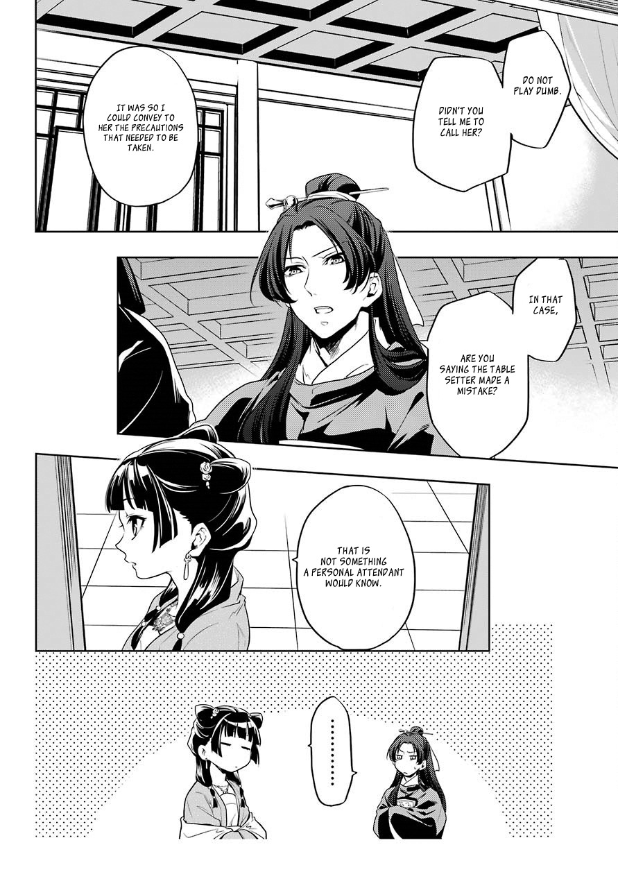 Kusuriya no Hitorigoto Chapter 8 page 36 - Chapter 8: GARDEN PARTY (PART 3)