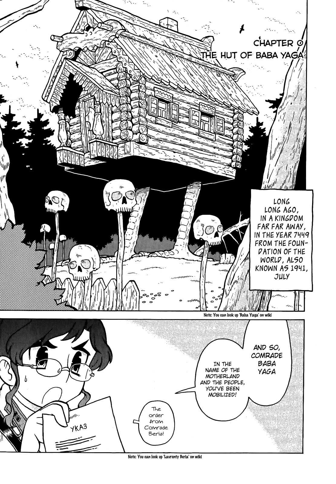 Kutsuzure Sensen - Witch Vasenka's War Chapter 0 page 5 - Chapter 0: The Hut of Baba Yaga