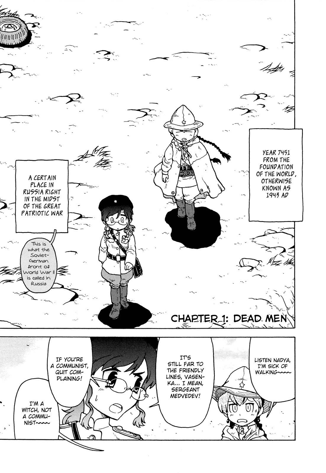 Kutsuzure Sensen - Witch Vasenka's War Chapter 1 page 1 - Chapter 1: Dead Men