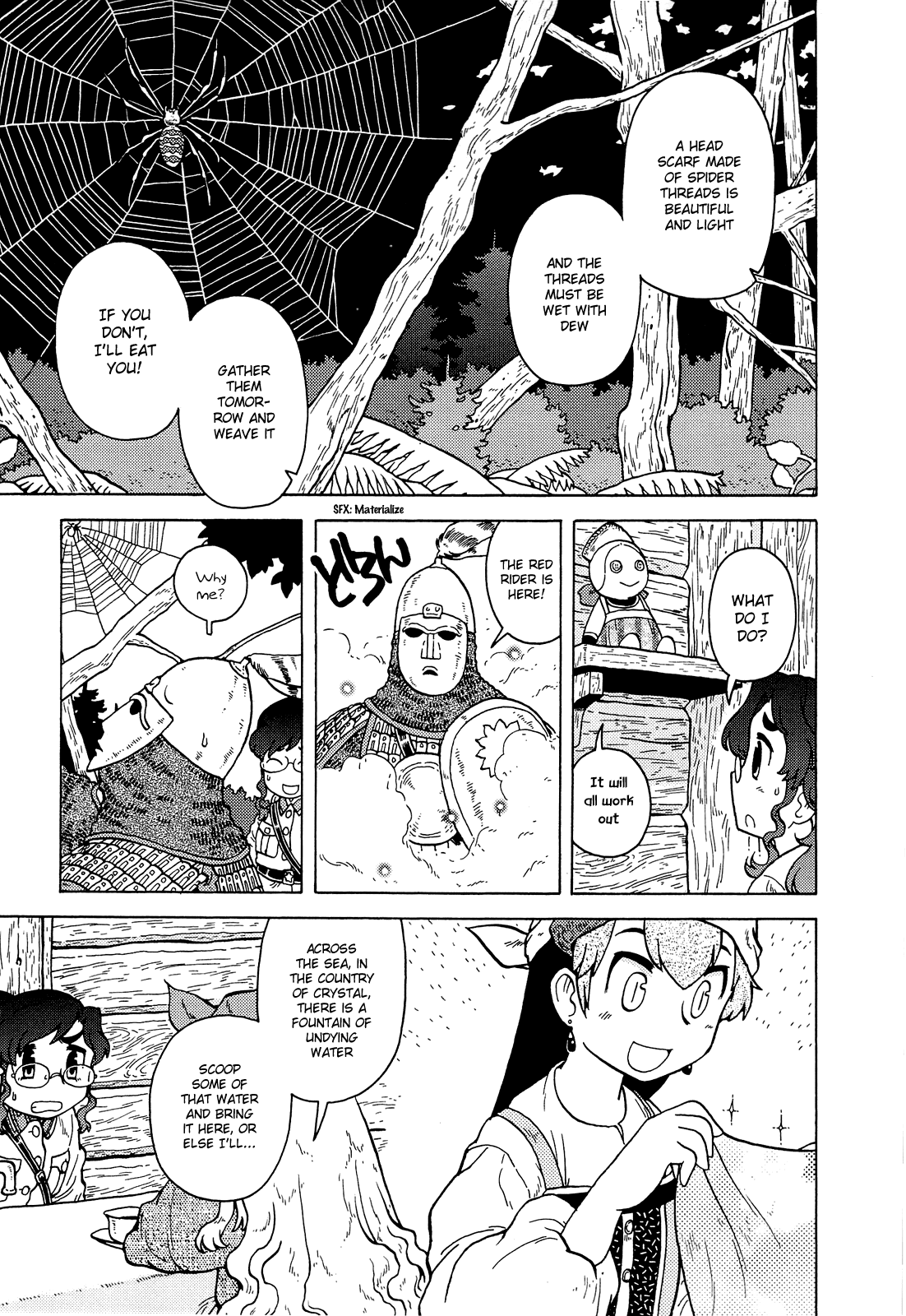 Kutsuzure Sensen Chapter 0 page 11 - Chapter 0: The Hut of Baba Yaga