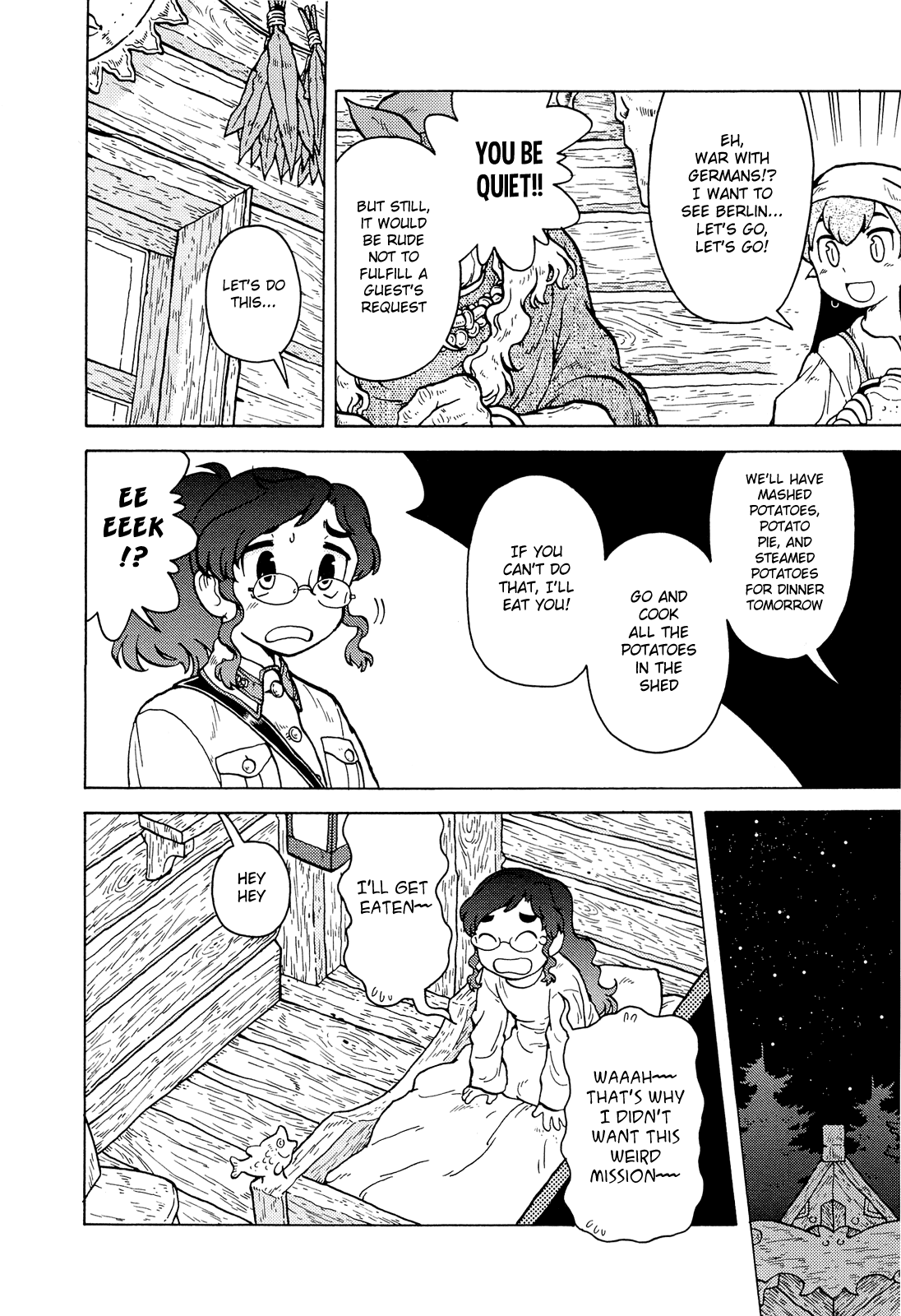Kutsuzure Sensen Chapter 0 page 8 - Chapter 0: The Hut of Baba Yaga