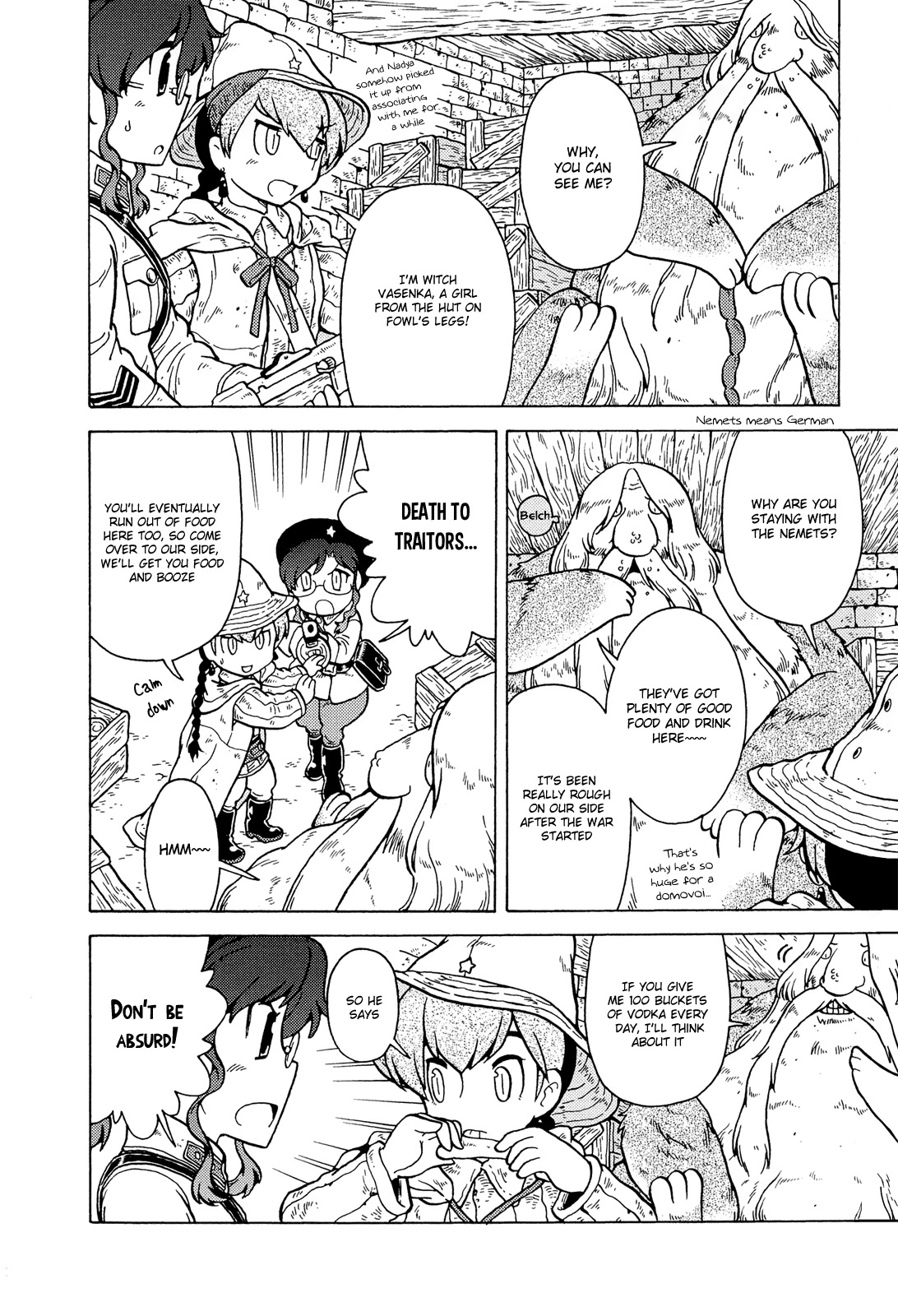 Kutsuzure Sensen Chapter 2 page 6 - Chapter 2: Domovoi’s Underground Shelter