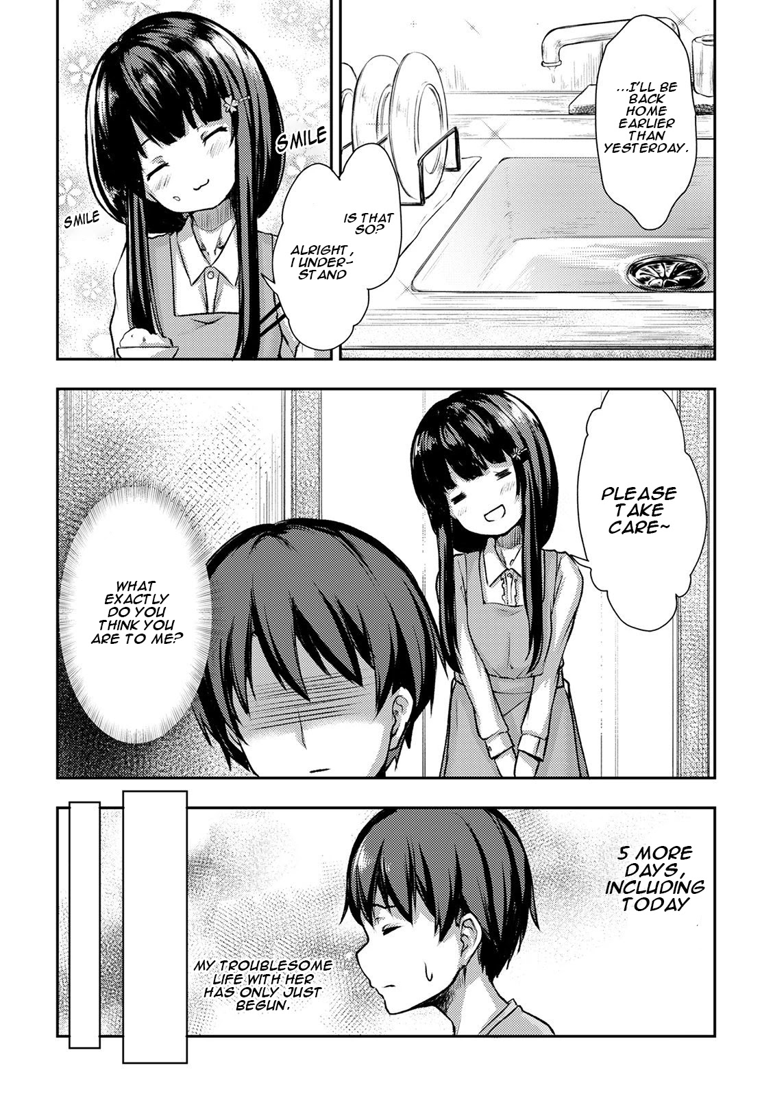 Kuudere Sugiru Mirai no Yome no Mendouna 7-kakan Chapter 2 page 4 - Chapter 2