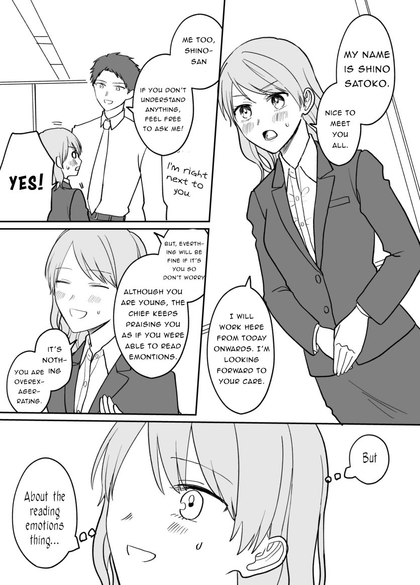 Kuuki ga "Yomeru" Shinnyushain to Buaiso na Senpai no Hanashi Chapter 1 page 2 - Chapter 1