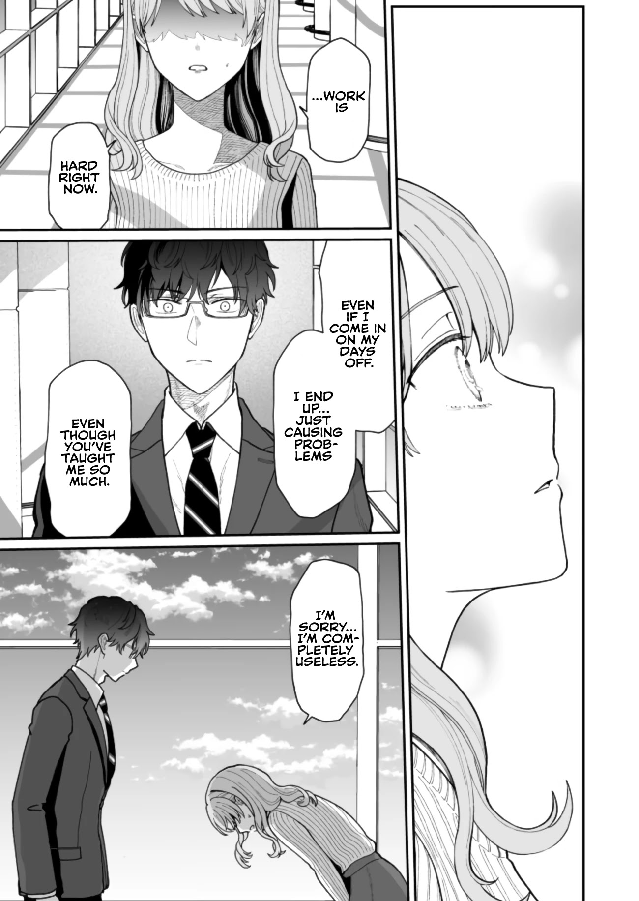Kuuki ga "Yomeru" Shinnyushain to Buaiso na Senpai no Hanashi Chapter 14 page 13 - Chapter 14