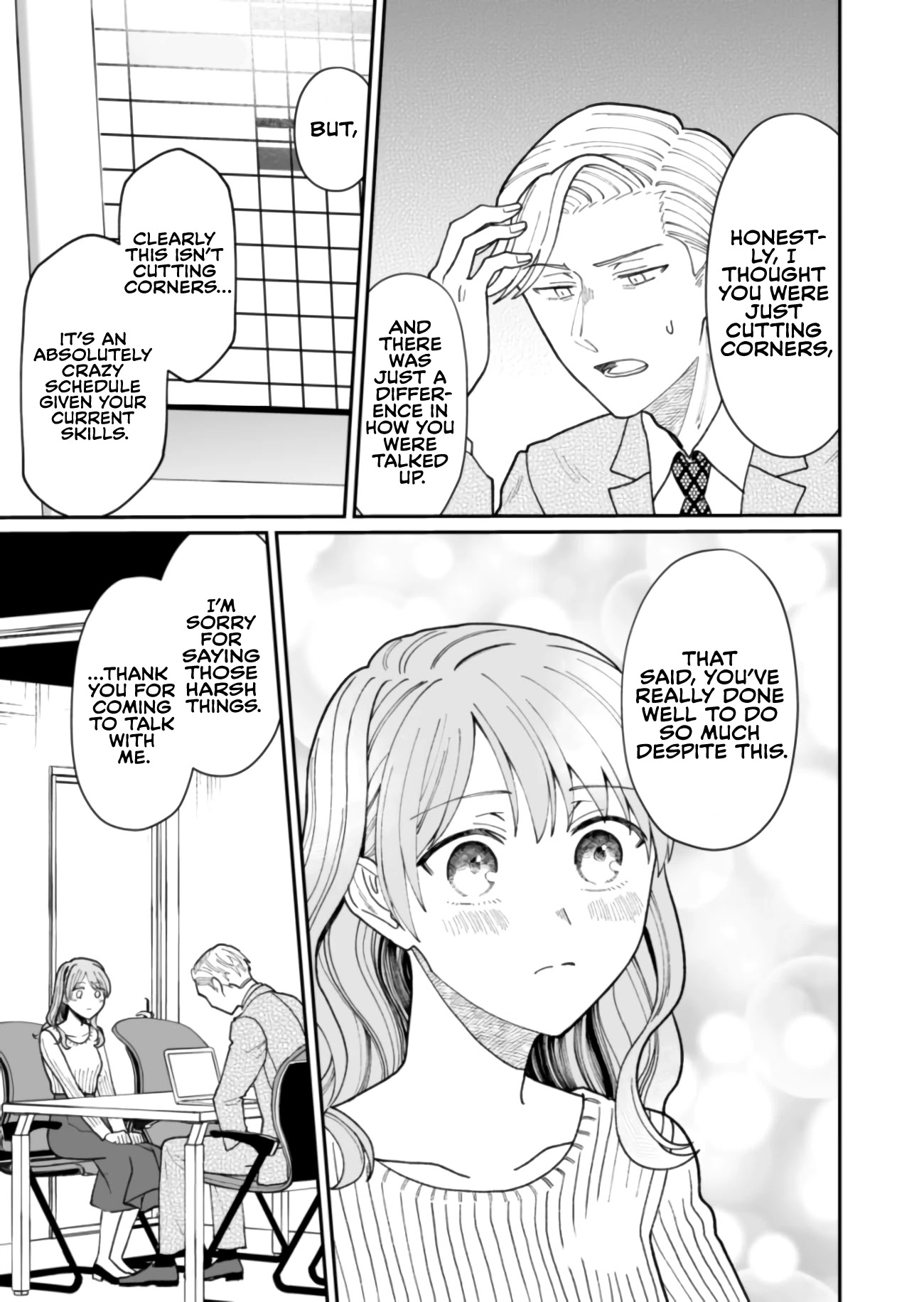 Kuuki ga "Yomeru" Shinnyushain to Buaiso na Senpai no Hanashi Chapter 14 page 19 - Chapter 14