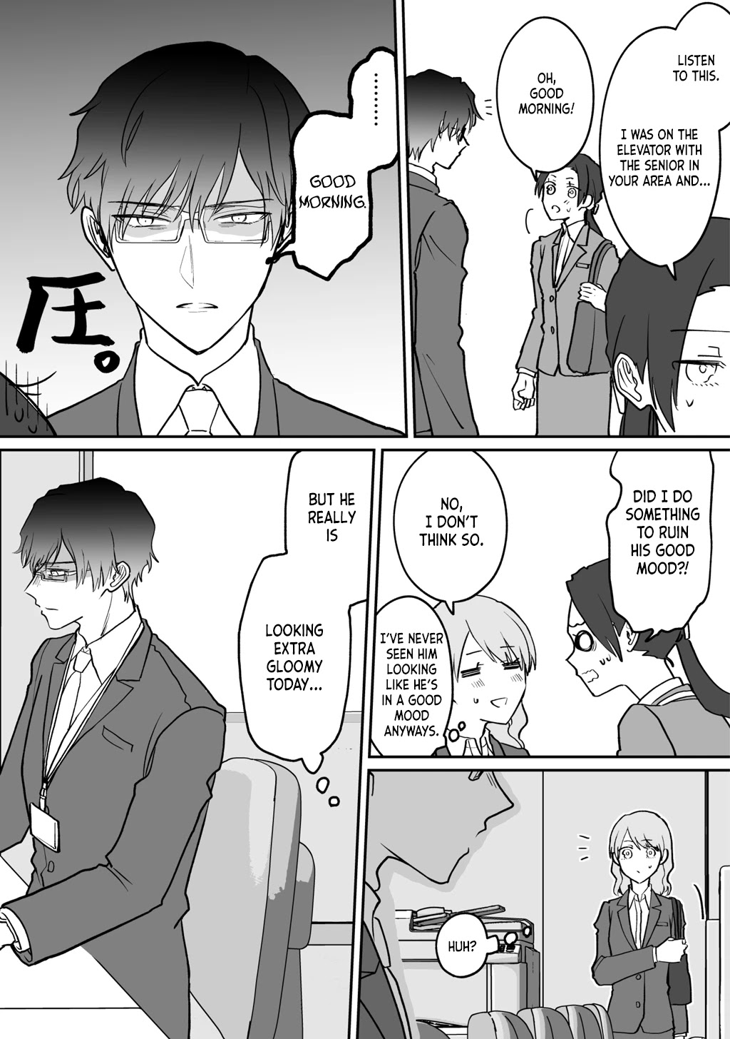 Kuuki ga "Yomeru" Shinnyushain to Buaiso na Senpai no Hanashi Chapter 2 page 2 - Chapter 2