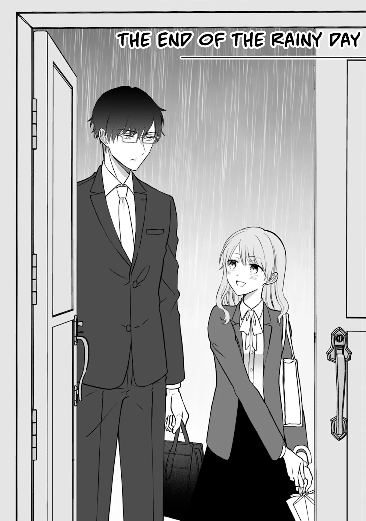Kuuki ga "Yomeru" Shinnyushain to Buaiso na Senpai no Hanashi Chapter 5.1 page 1 - Chapter 5.1: The End of the Rainy Day & Extras