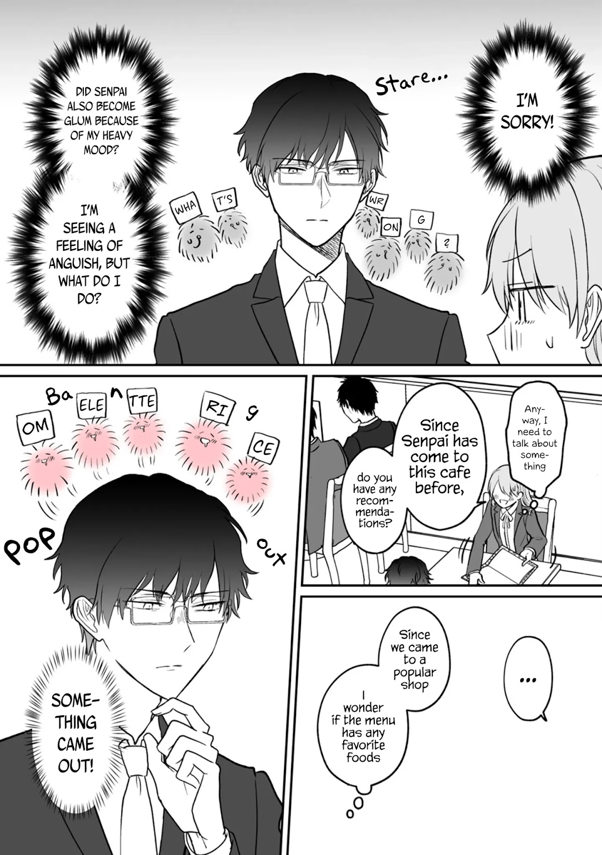 Kuuki ga "Yomeru" Shinnyushain to Buaiso na Senpai no Hanashi Chapter 5.1 page 3 - Chapter 5.1: The End of the Rainy Day & Extras