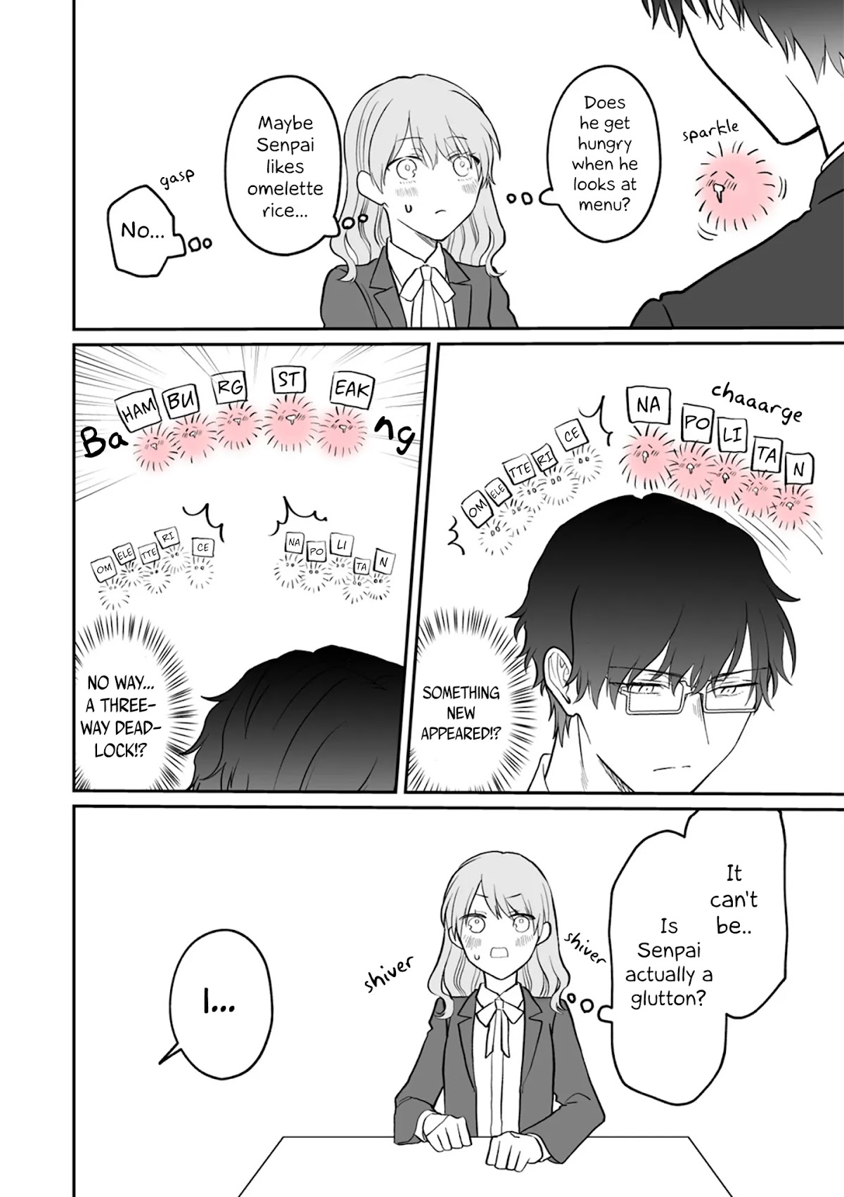 Kuuki ga "Yomeru" Shinnyushain to Buaiso na Senpai no Hanashi Chapter 5.1 page 4 - Chapter 5.1: The End of the Rainy Day & Extras