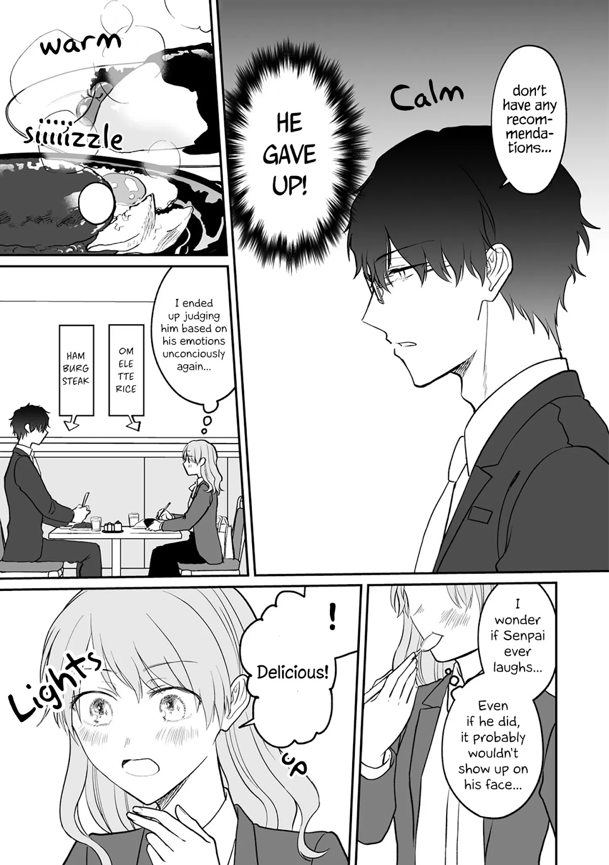 Kuuki ga "Yomeru" Shinnyushain to Buaiso na Senpai no Hanashi Chapter 5.1 page 5 - Chapter 5.1: The End of the Rainy Day & Extras