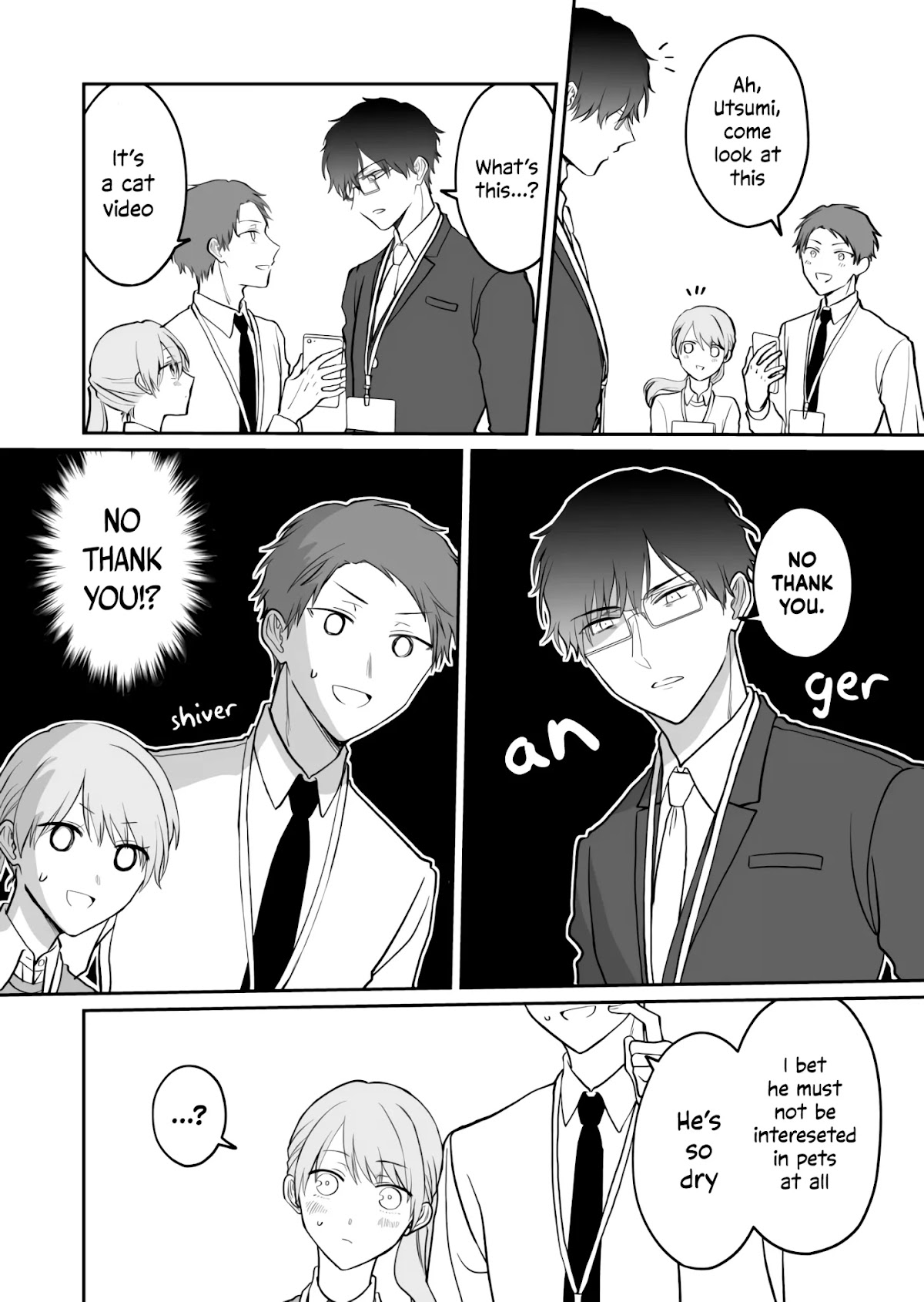 Kuuki ga "Yomeru" Shinnyushain to Buaiso na Senpai no Hanashi Chapter 6 page 2 - Chapter 6
