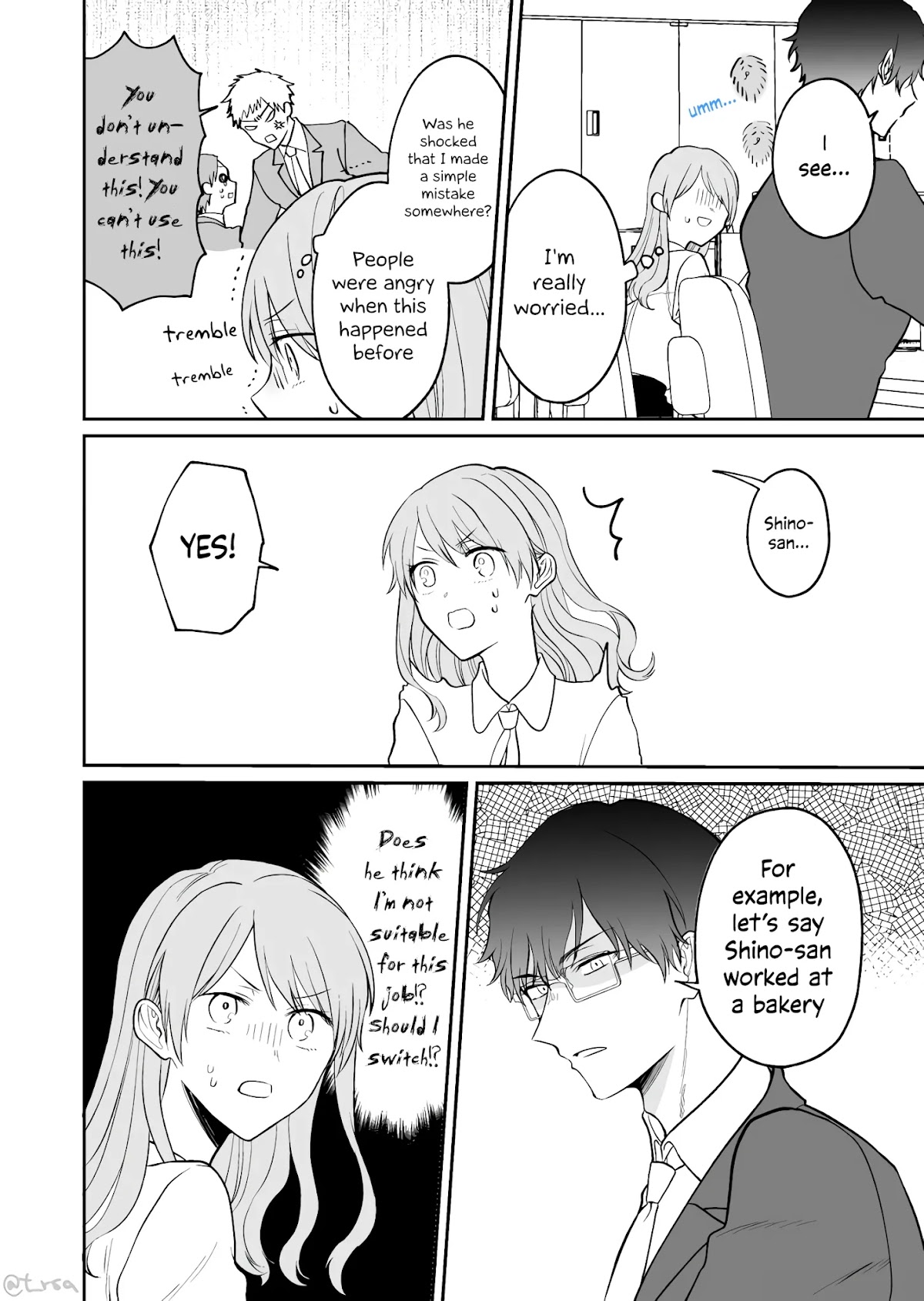 Kuuki ga "Yomeru" Shinnyushain to Buaiso na Senpai no Hanashi Chapter 7 page 2 - Chapter 7