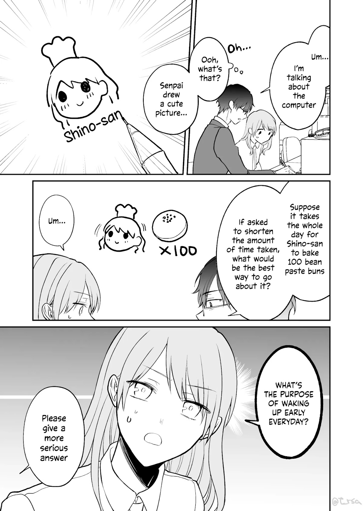 Kuuki ga "Yomeru" Shinnyushain to Buaiso na Senpai no Hanashi Chapter 7 page 3 - Chapter 7