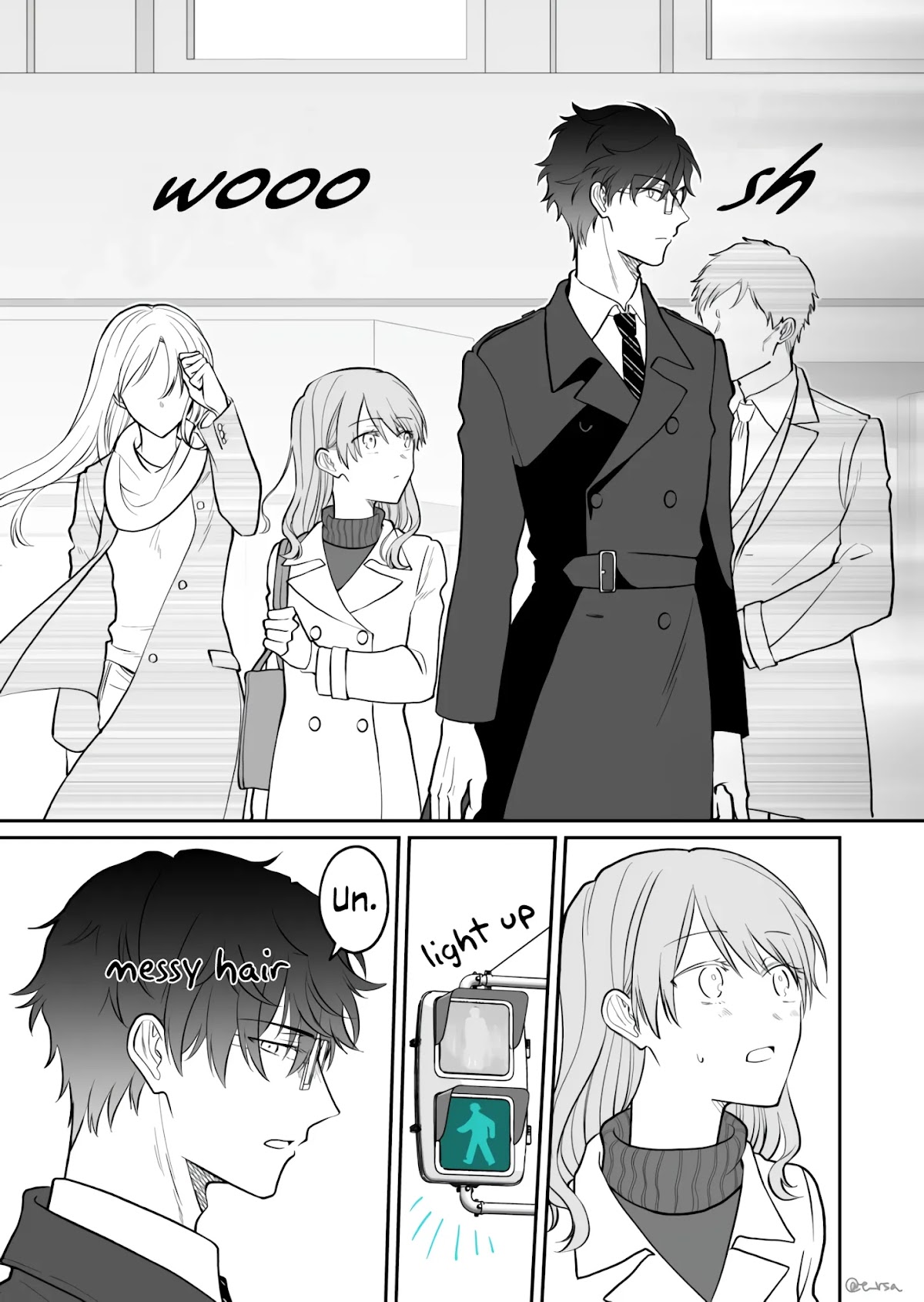 Kuuki ga "Yomeru" Shinnyushain to Buaiso na Senpai no Hanashi Chapter 8 page 3 - Chapter 8