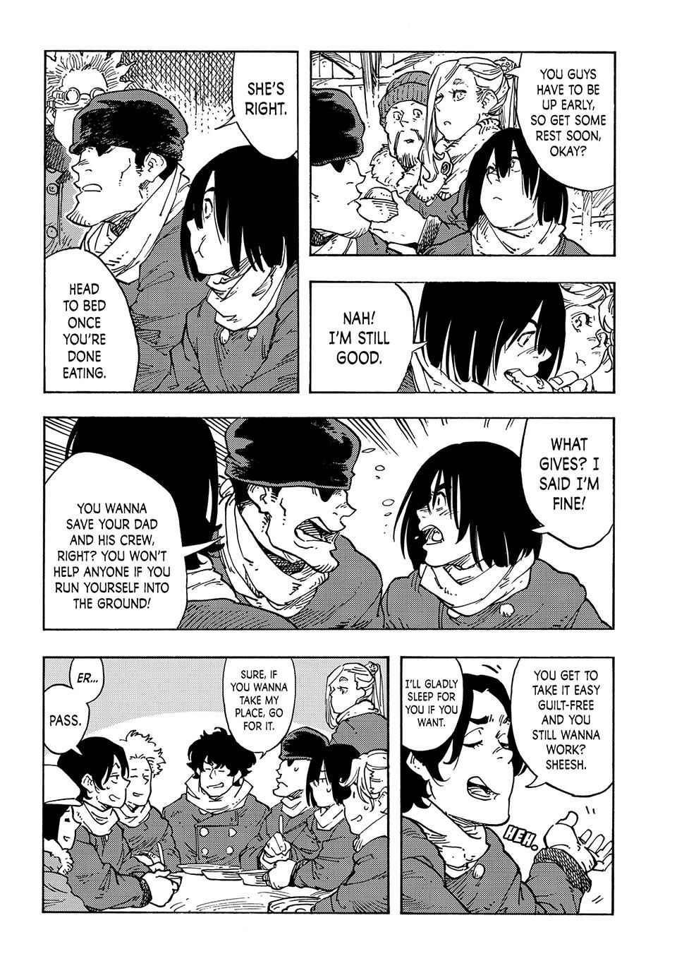 Kuutei Dragons Chapter 100 page 35 - Chapter 100: Break Time White Stew with Meatballs