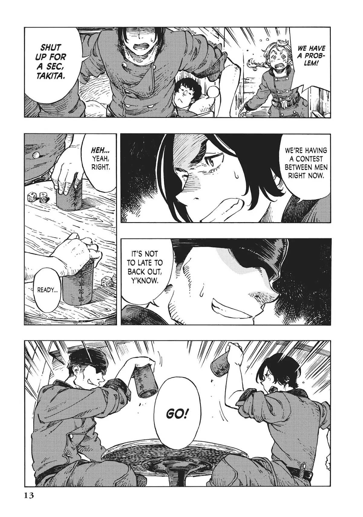 Kuutei Dragons Chapter 12 page 13 - Chapter 12: Jerky & Portraits