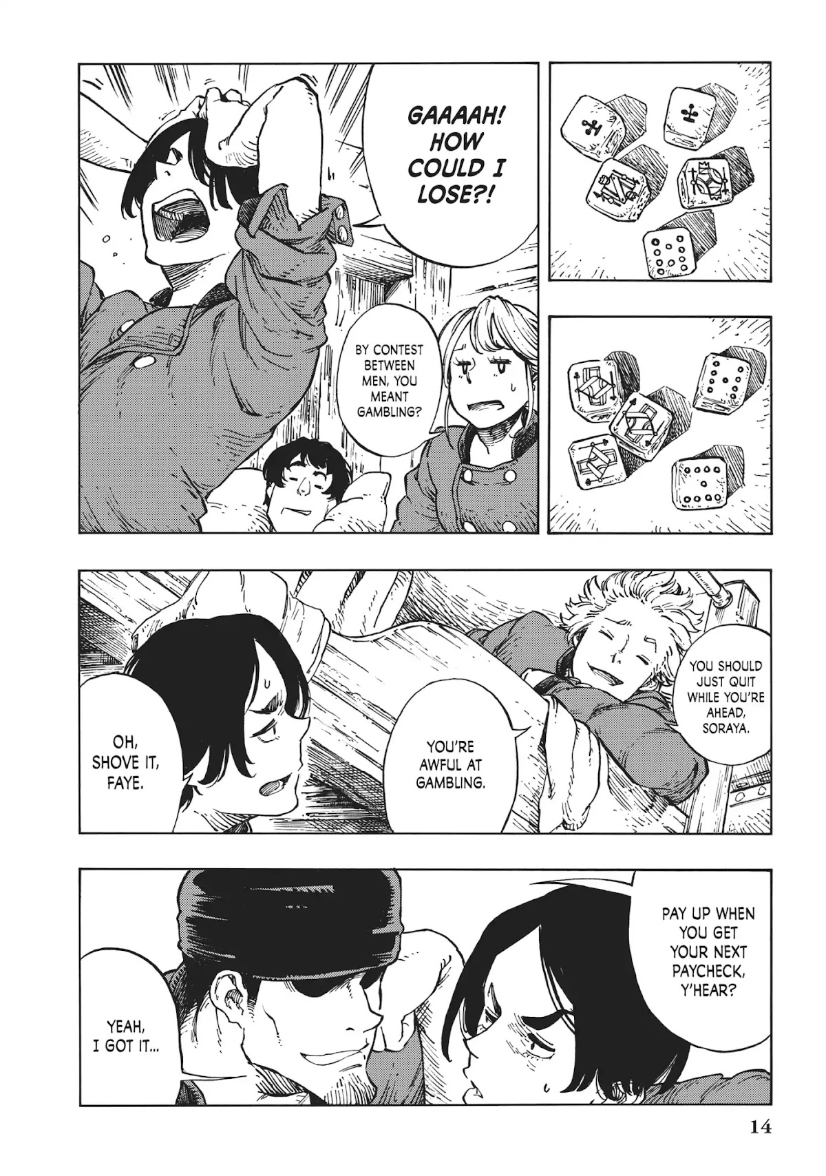 Kuutei Dragons Chapter 12 page 14 - Chapter 12: Jerky & Portraits