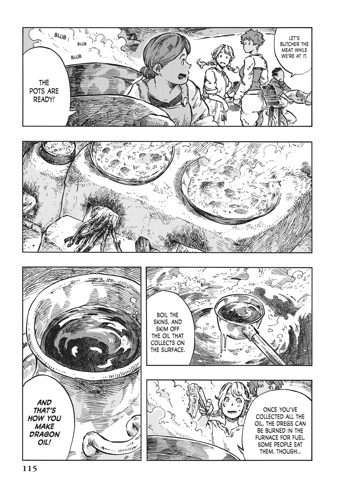 Kuutei Dragons Chapter 15 page 13 - Chapter 15: Dragon Oil Mayonnaise & Mt. Kin