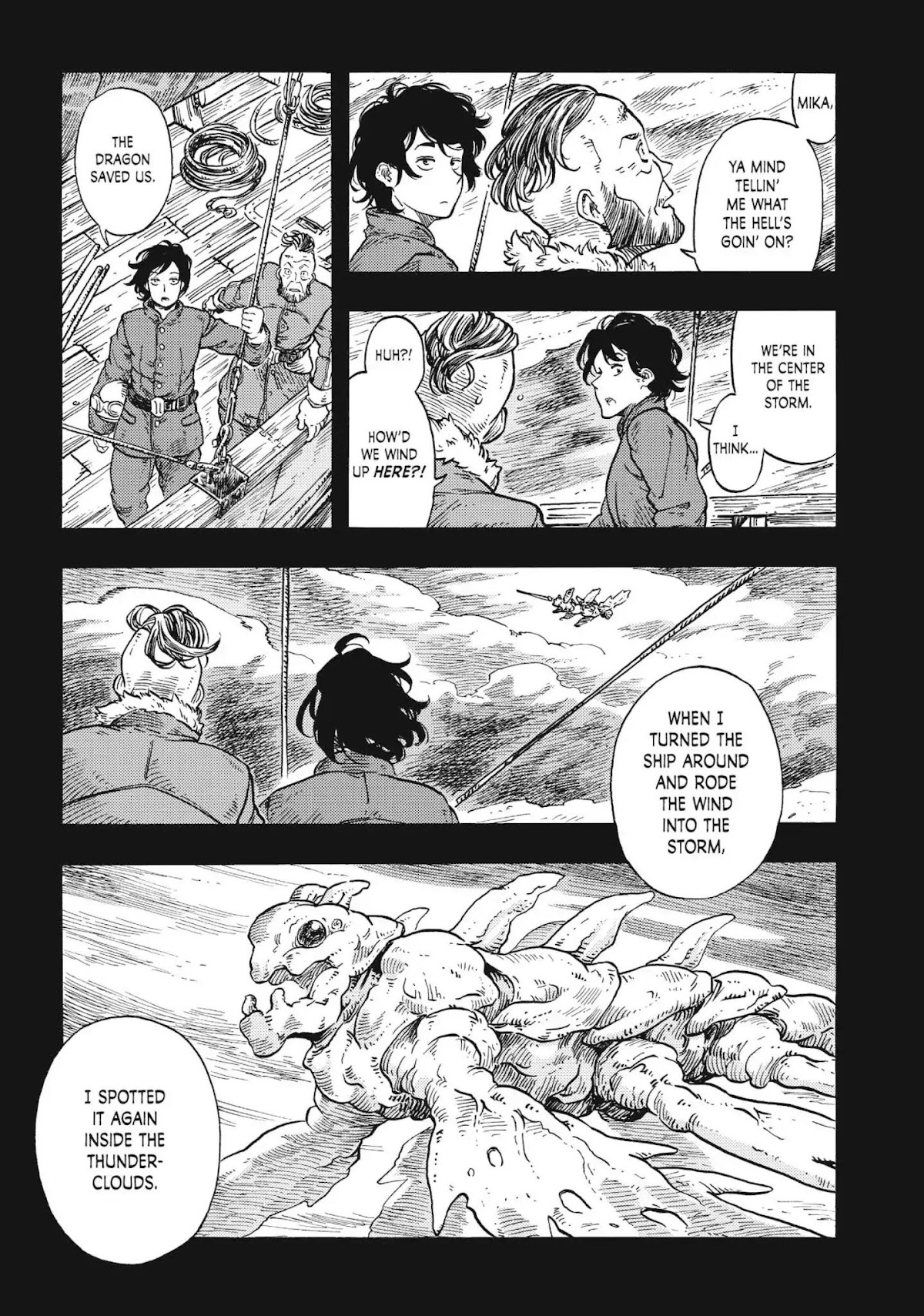 Kuutei Dragons Chapter 30 page 4 - Chapter 30: Escaping The Storm