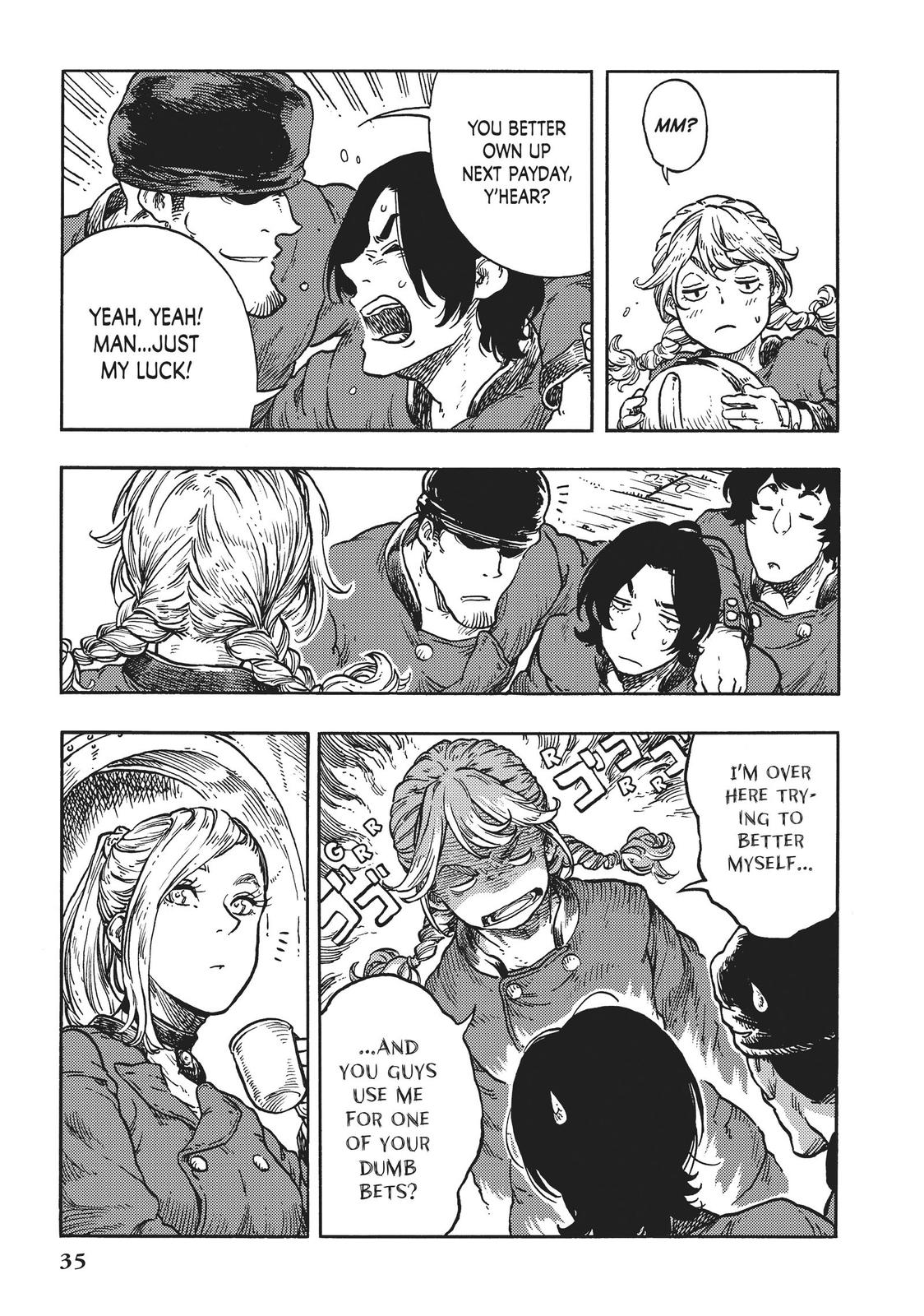 Kuutei Dragons Chapter 36 page 35 - Chapter 36