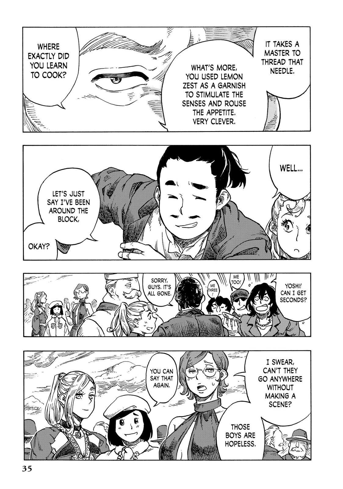 Kuutei Dragons Chapter 51 page 34 - Chapter 51