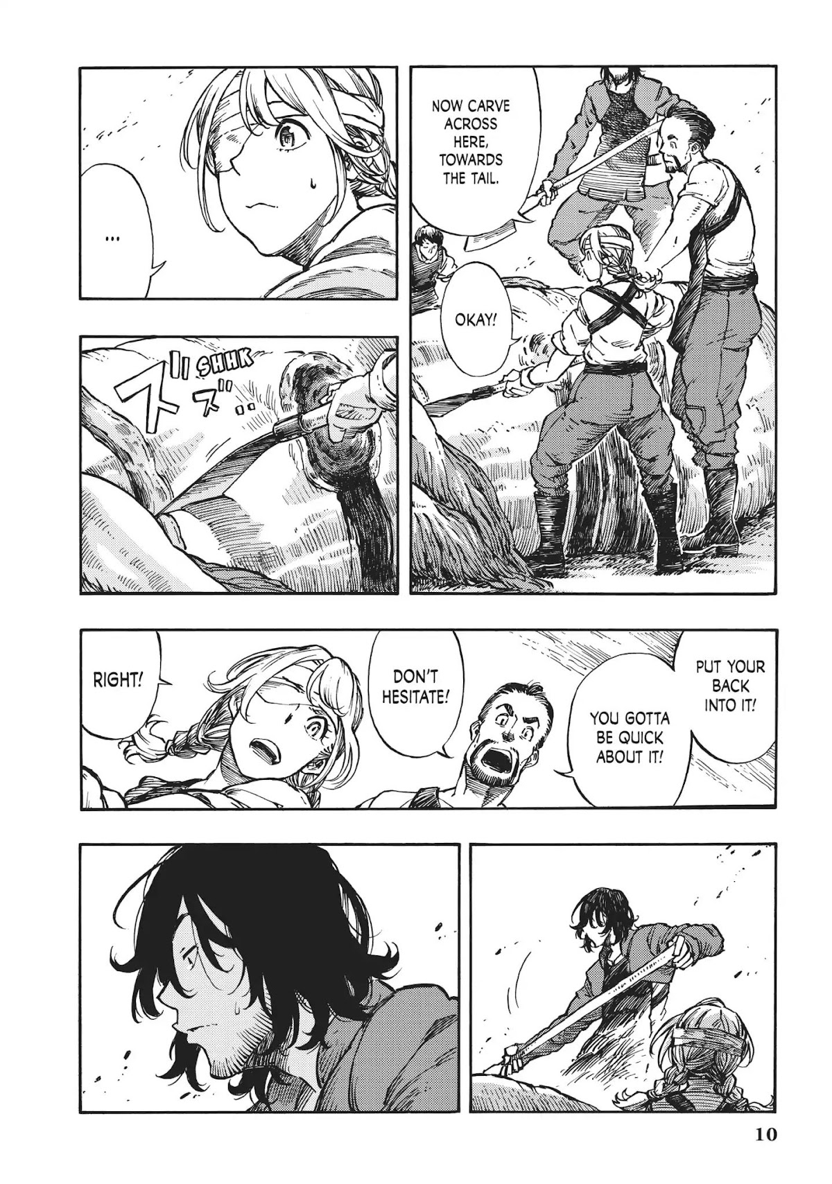 Kuutei Dragons Chapter 6 page 10 - Chapter 6: First Butchering & Dragon Tapestries